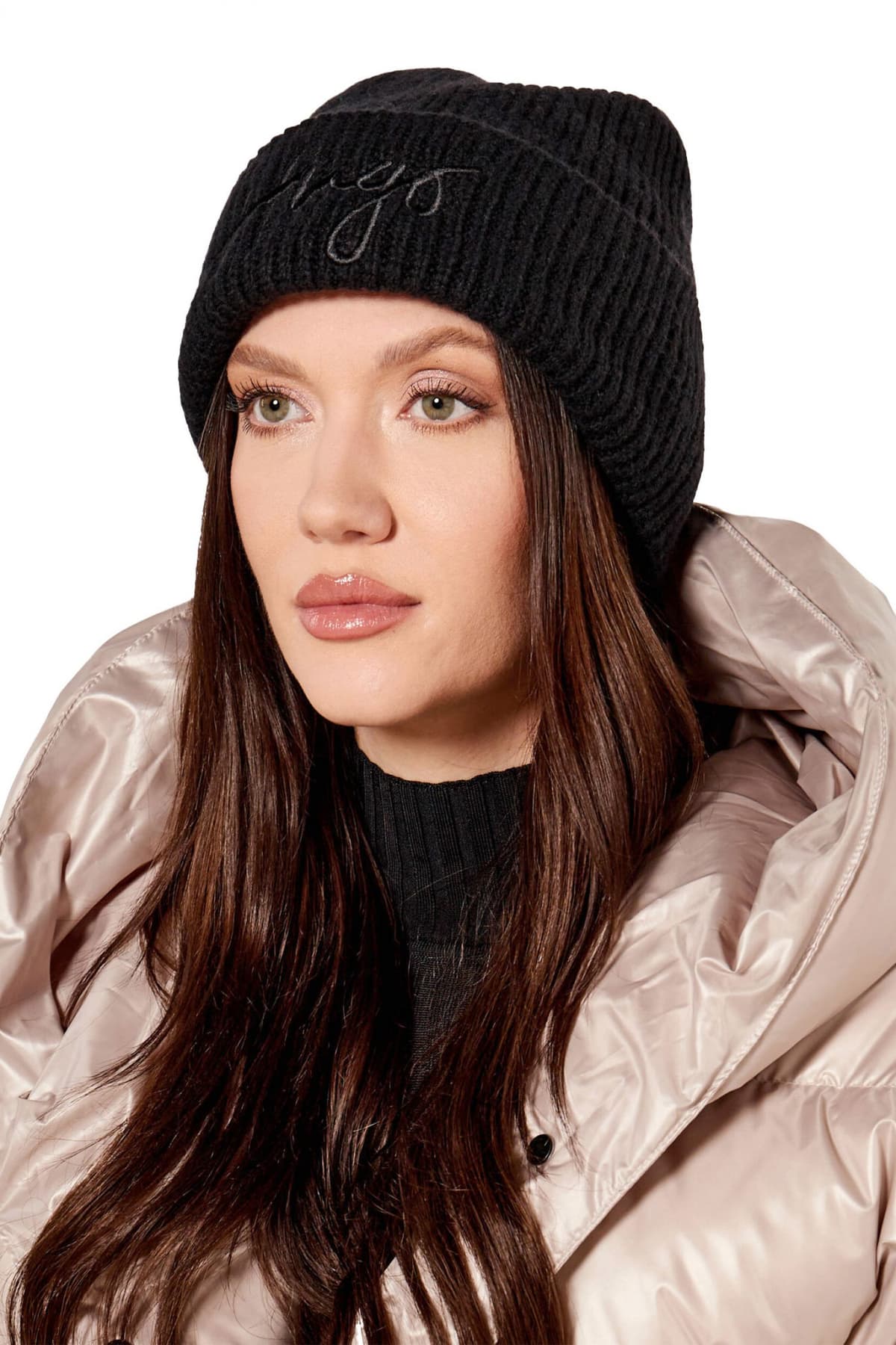 HUGO ΣΚΟΥΦΟΣ SOCIALY_HAT LOGO ΜΑΥΡΟ