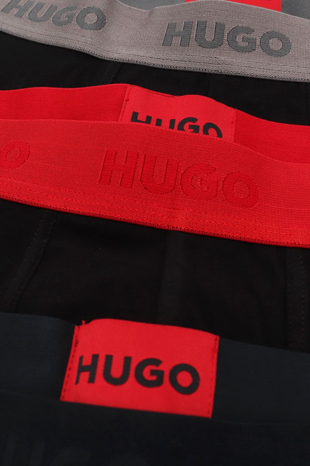 HUGO ΕΣΩΡΟΥΧΑ TRUNK TRIPLET PACK LOGO ΜΑΥΡΟ