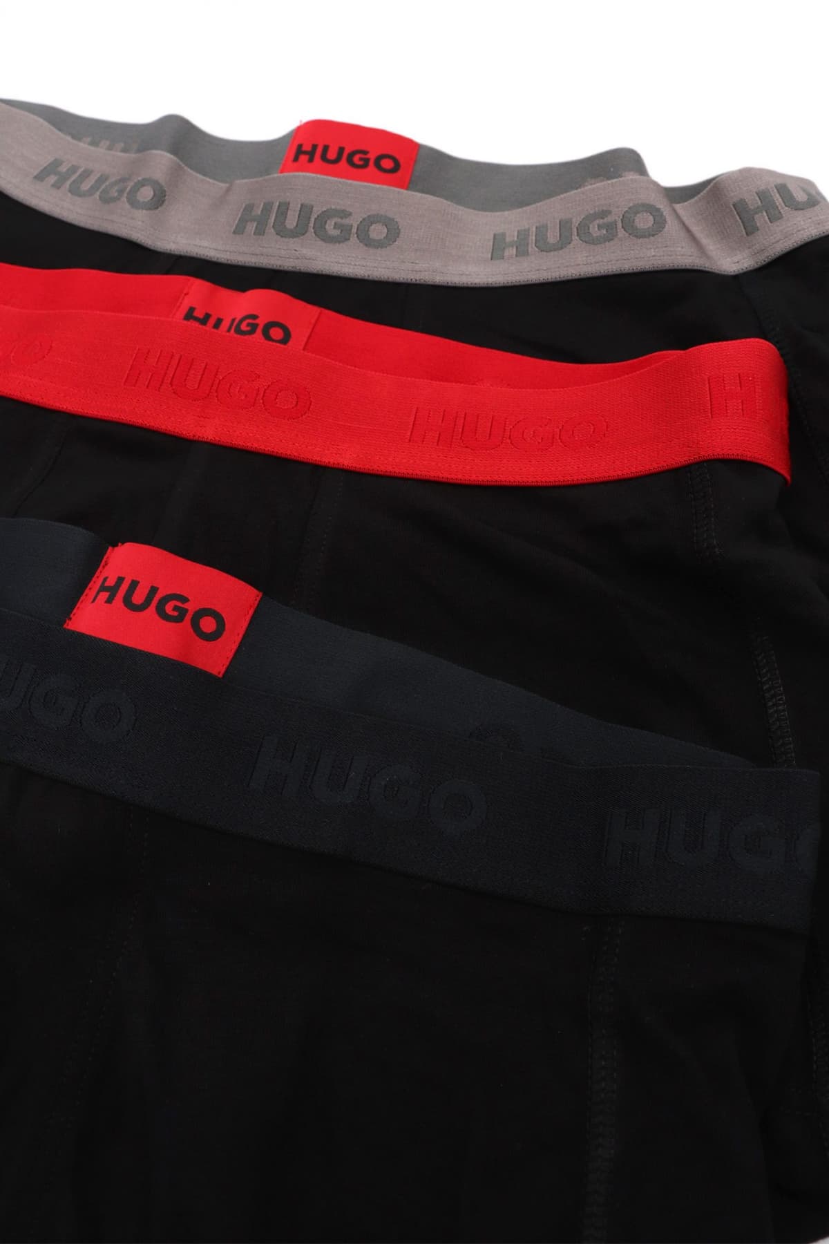 HUGO ΕΣΩΡΟΥΧΑ TRUNK TRIPLET PACK LOGO ΜΑΥΡΟ