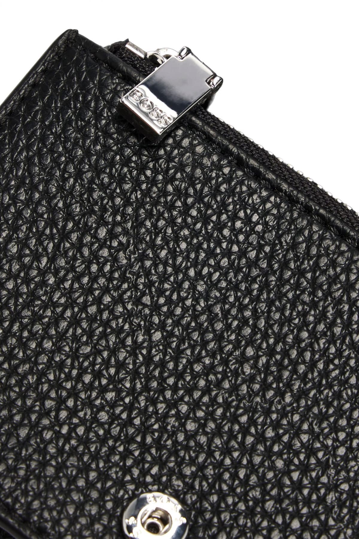 BOSS ΠΟΡΤΟΦΟΛΙ ANETT NEW SM WALLET LOGO ΜΑΥΡΟ