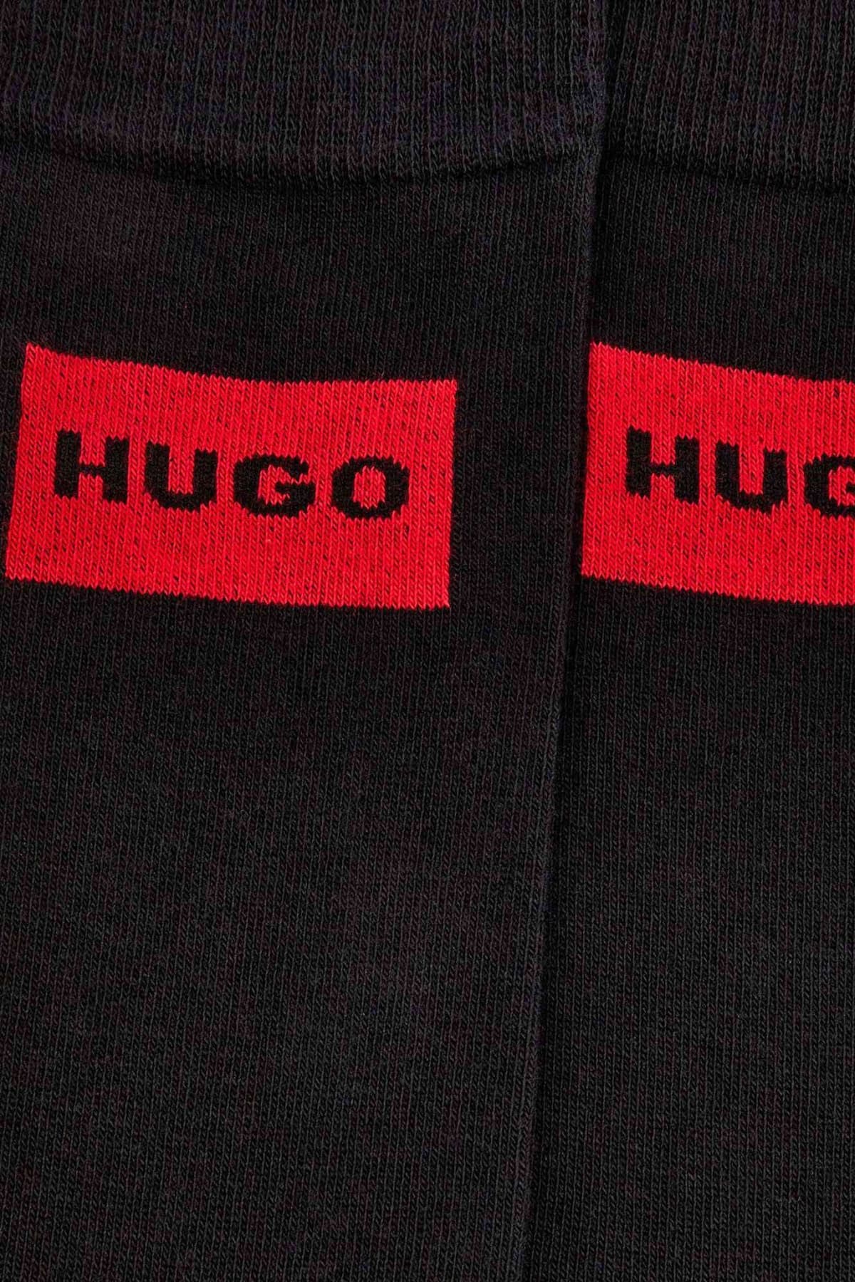 HUGO ΚΑΛΤΣΕΣ 2P RS RED LABEL CC LOGO ΜΑΥΡΟ