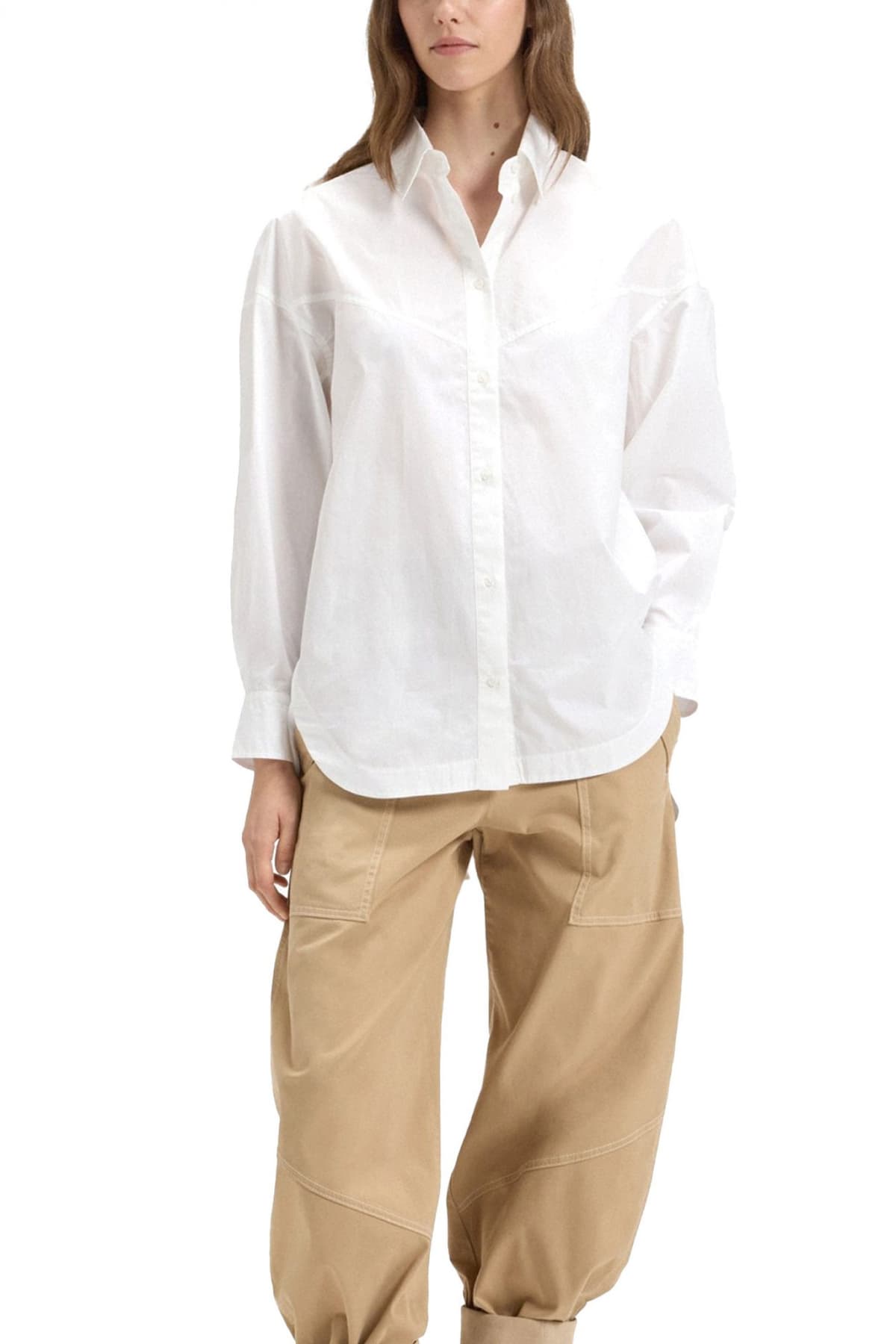 BOSS ΠΟΥΚΑΜΙΣΟ C_BOSTAFFA ΛΕΥΚΟ