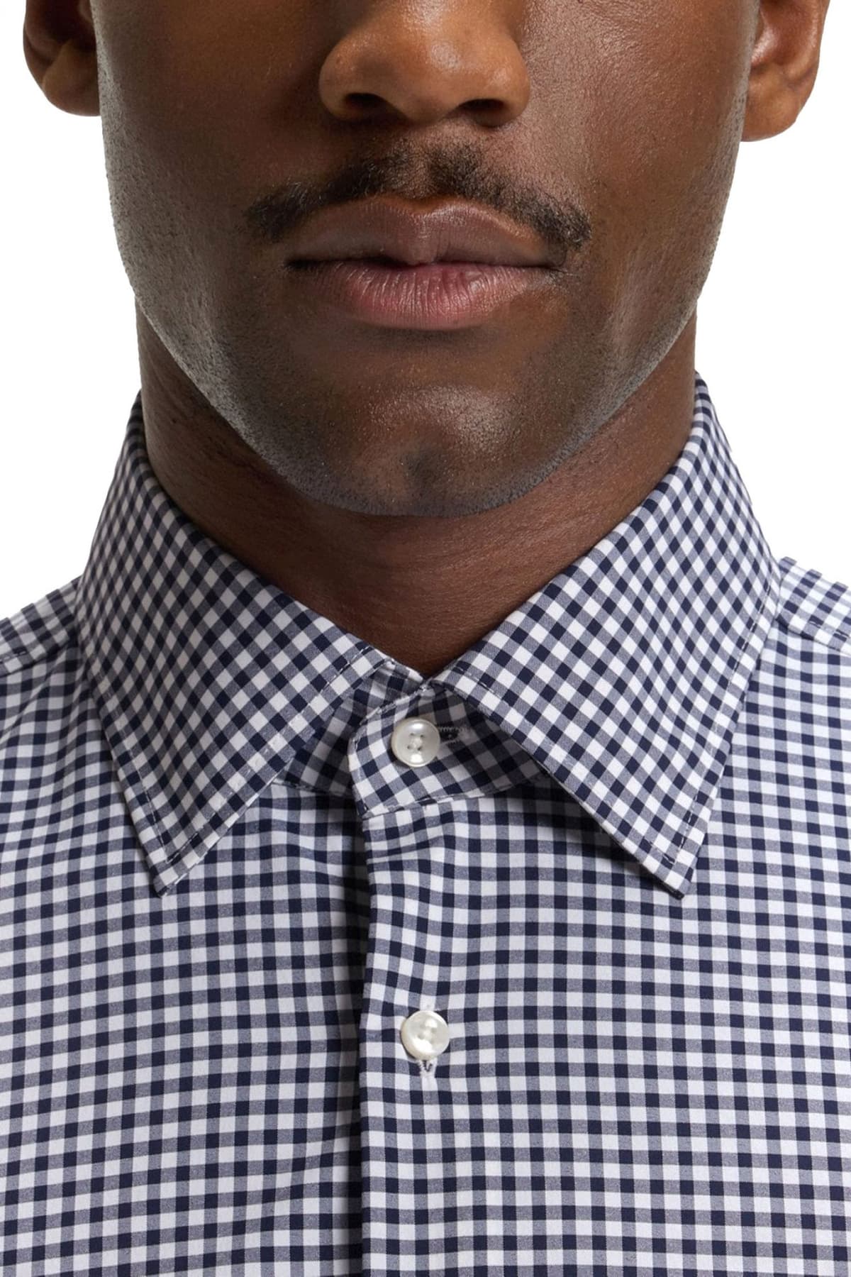 BOSS PERFORMANCE ΠΟΥΚΑΜΙΣΟ SLIM FIT P-HANK-KENT-C1-222 ΜΠΛΕ-ΛΕΥΚΟ