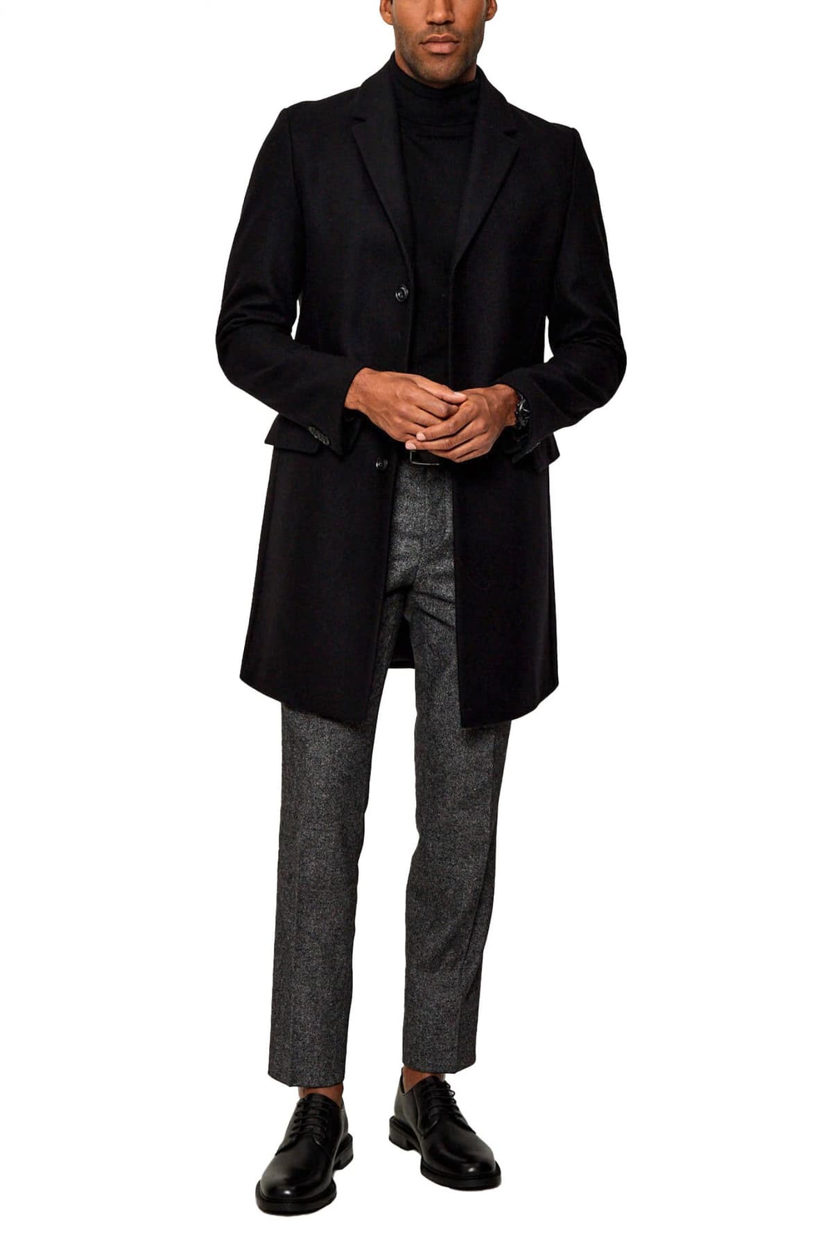 HUGO ΠΑΛΤΟ MIGOR2541 ΜΑΥΡΟ