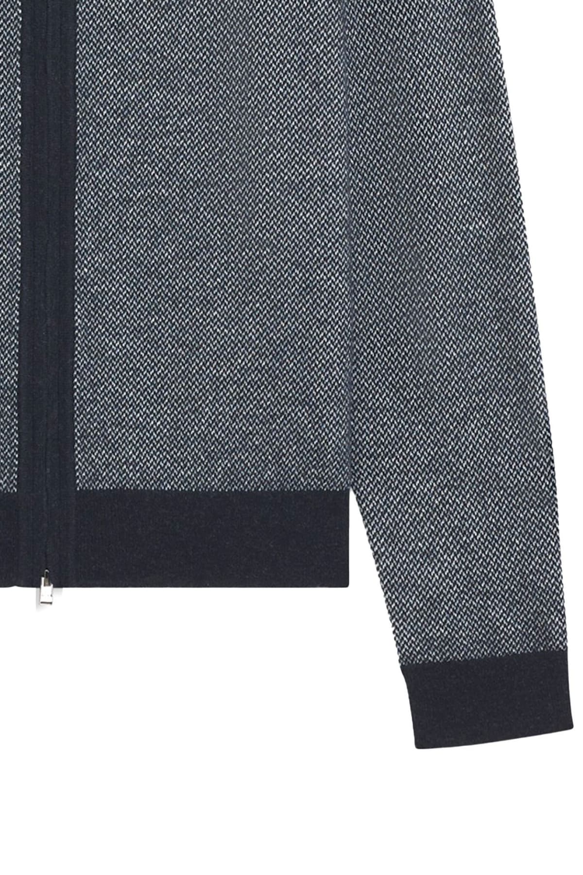 BOSS ΠΛΕΚΤΟ FULLZIP H-HETEMO ΜΠΛΕ