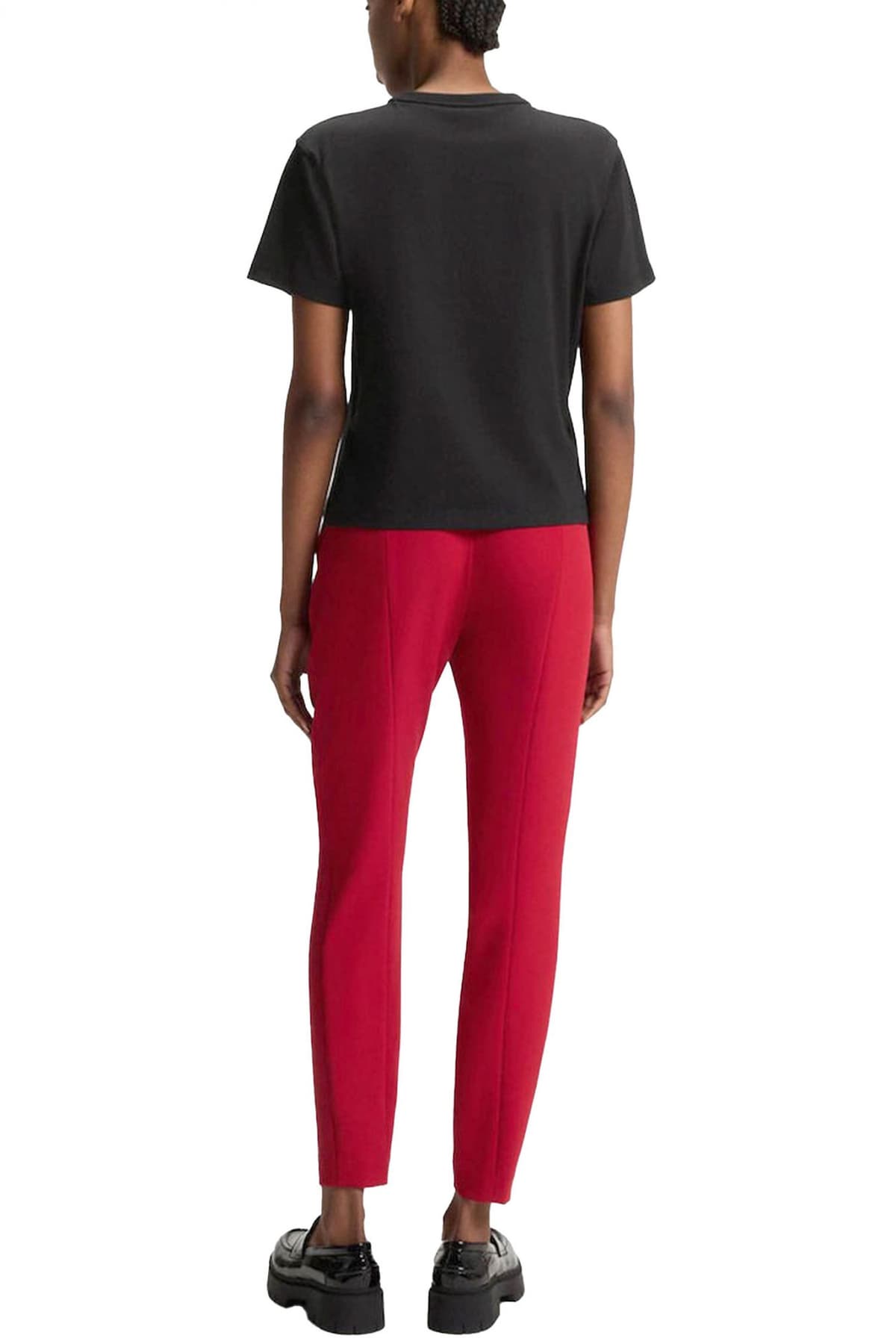 HUGO T-SHIRT DESTREL_3 LOGO ΜΑΥΡΟ