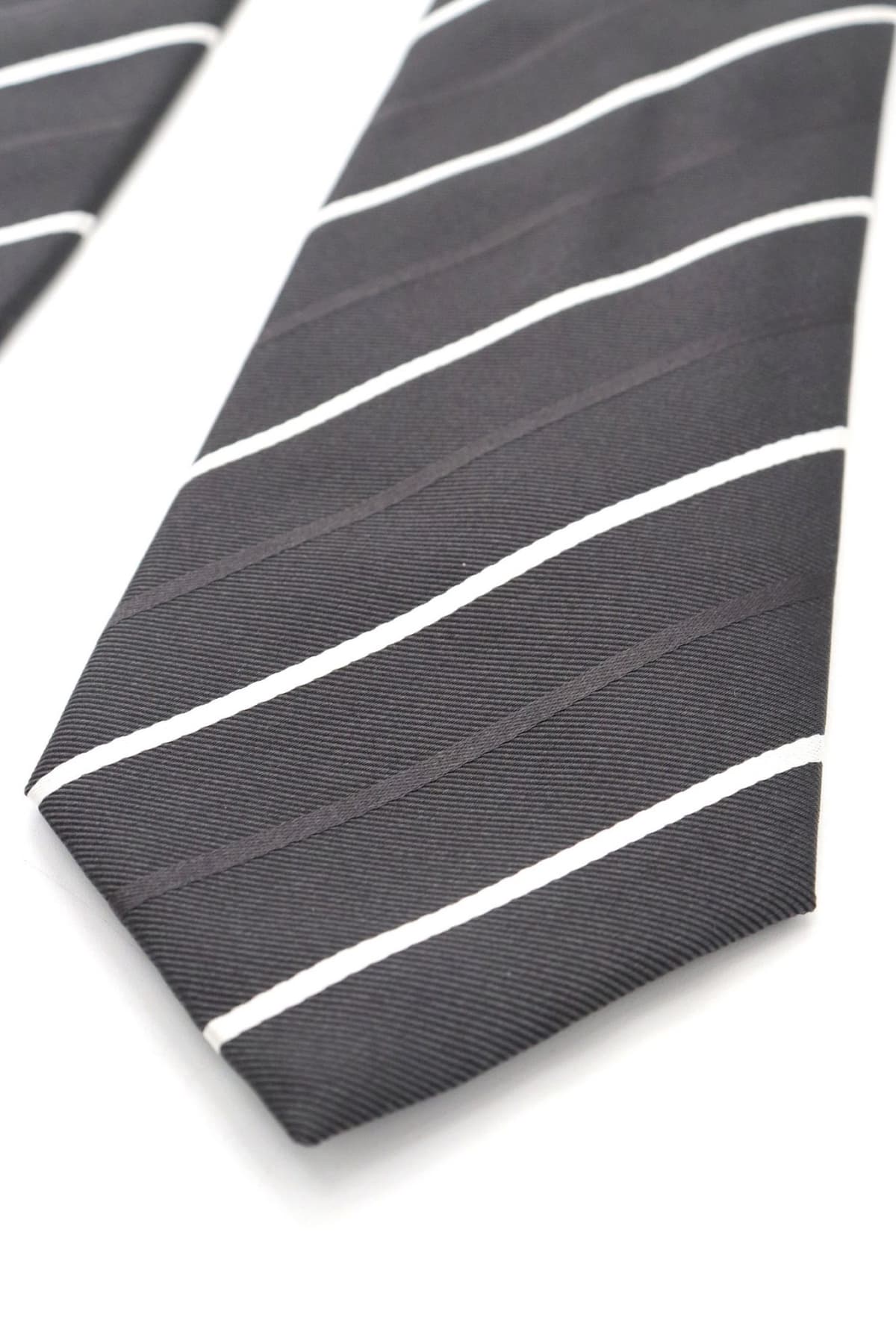 BOSS ΓΡΑΒΑΤΑ ΡΙΓΕ H-TIE 7.5 253 ΓΚΡΙ-ΛΕΥΚΟ