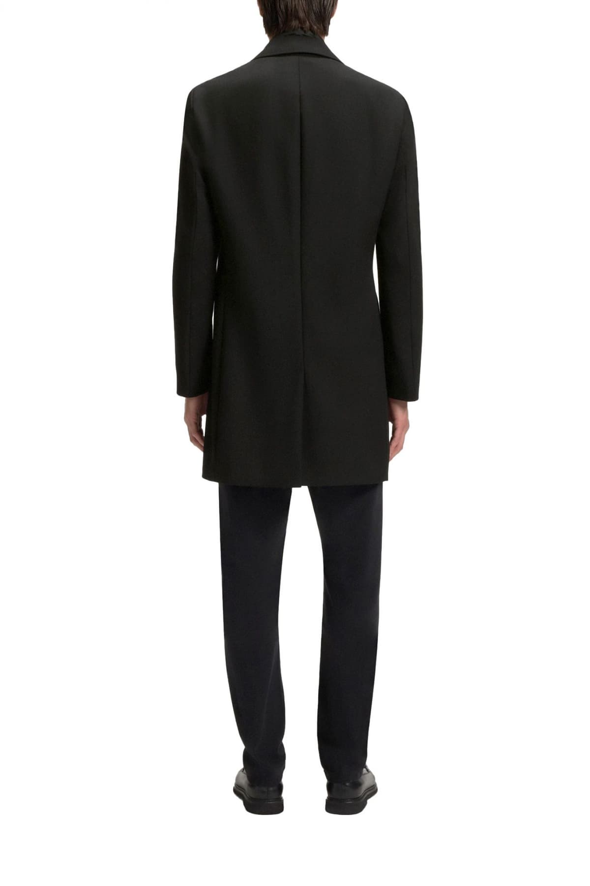 BOSS ΠΑΛΤΟ ΑΠΟΣΠΩΜΕΝΟΣ ΘΩΡΑΚΑΣ H-HYDE-J-BIB-254 ΜΑΥΡΟ