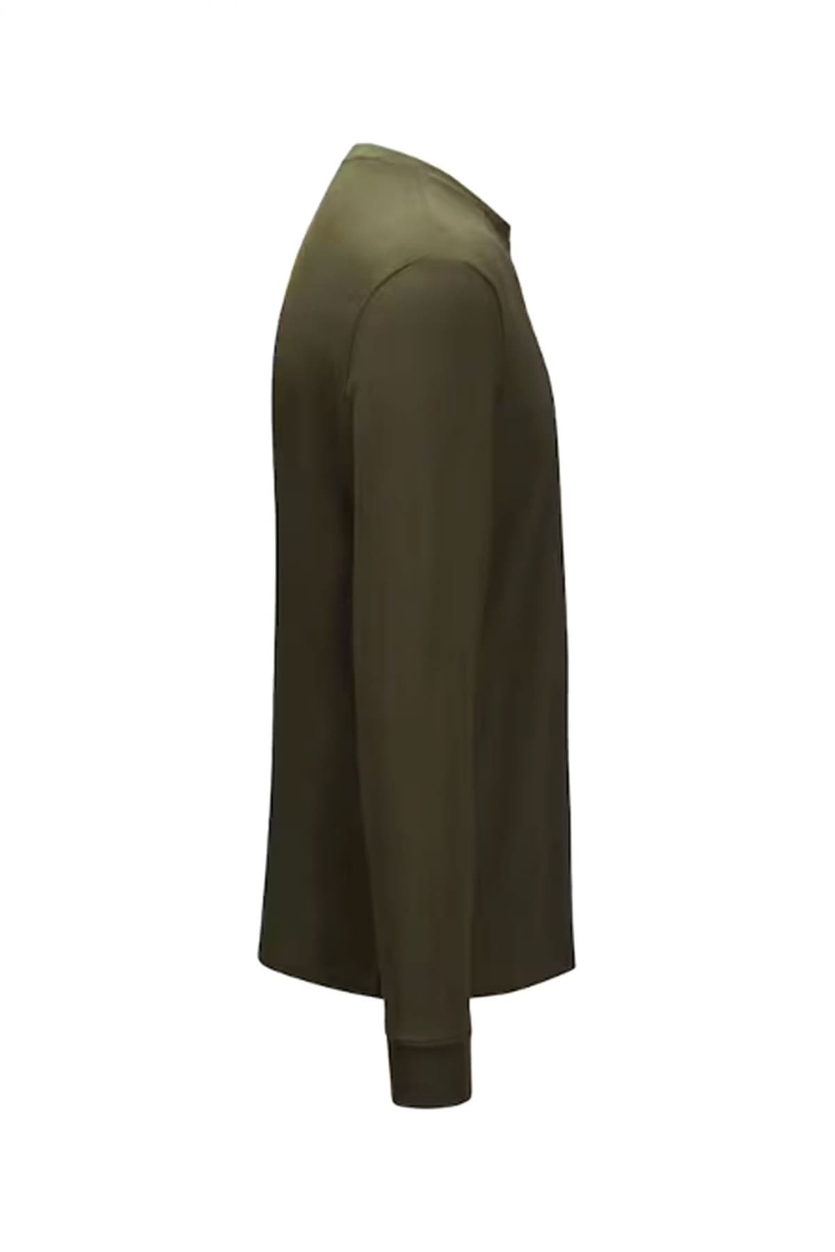 RALPH LAUREN T-SHIRT CUSTOM SLIM FIT ΧΑΚΙ