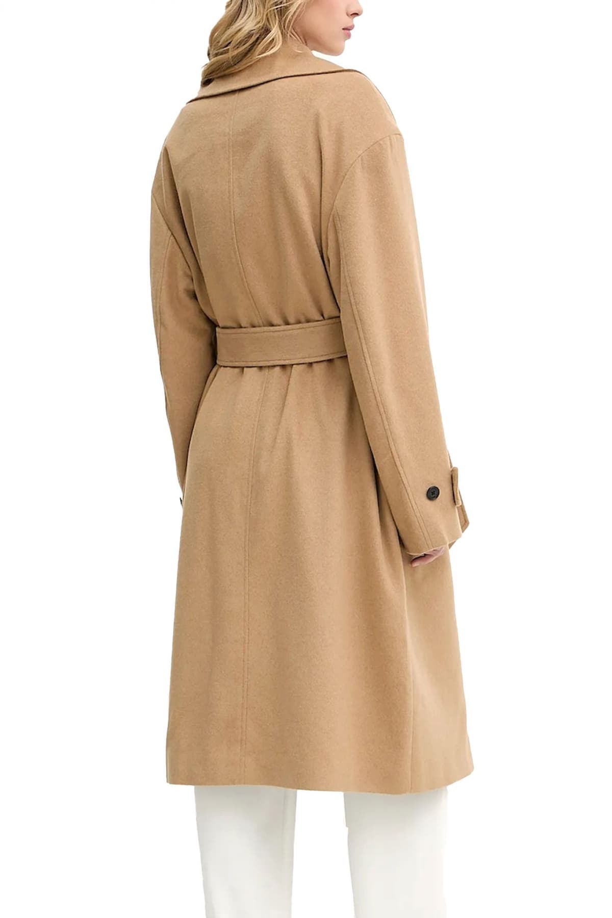 KARL LAGERFELD ΠΑΛΤΟ ΑΠΟΣΠΩΜΕΝΗ ΖΩΝΗ ΑΠΟΣΠΩΜΕΝΗ ΚΑΡΦΙΤΣΑ ΚΑΜΗΛΟ