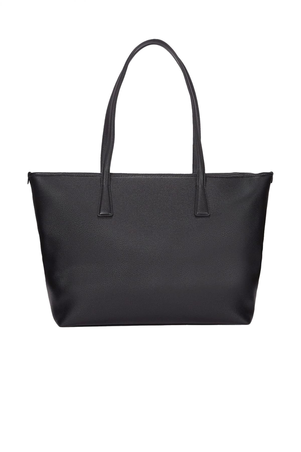 KARL LAGERFELD ΤΣΑΝΤΑ ΩΜΟΥ K/RSG METAL TOTE LOGO ΜΕΤΑΛΛΙΚΟ ΜΑΥΡΟ