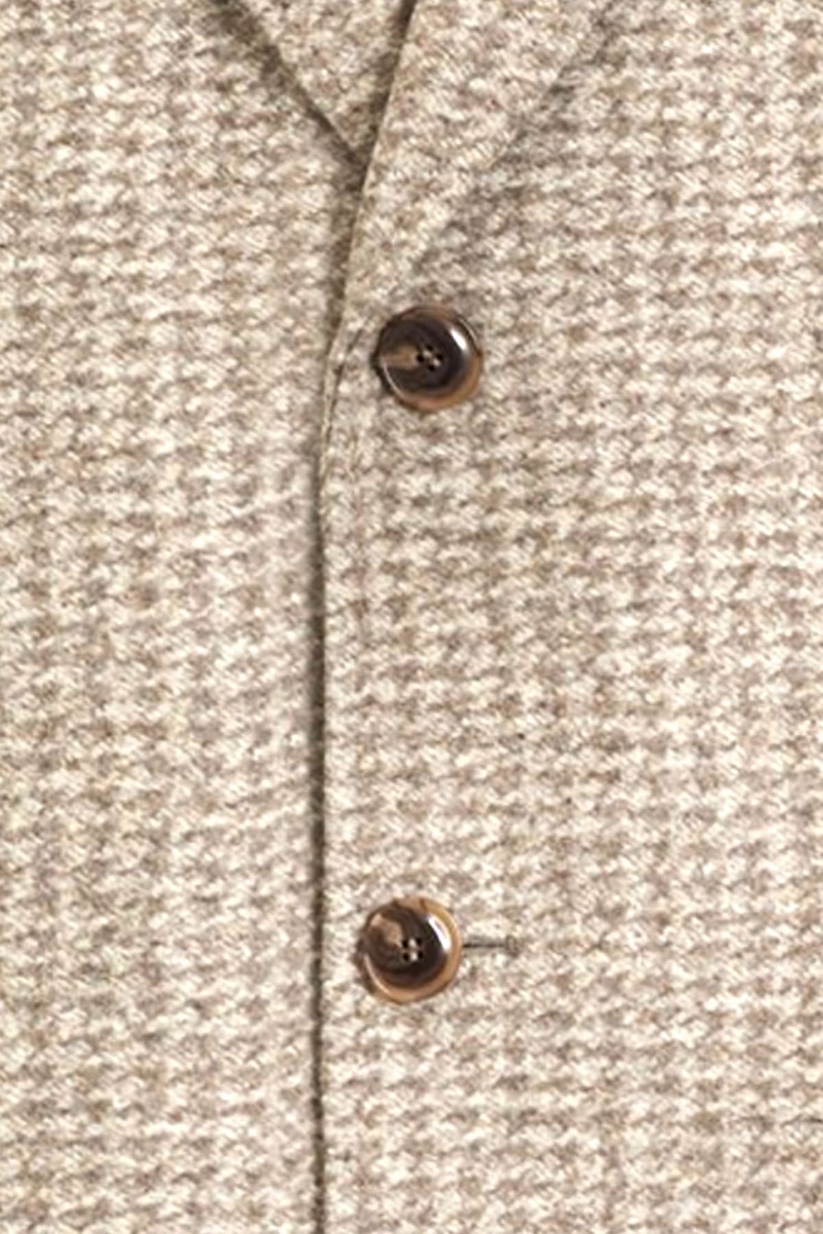 BOSS ΠΑΛΤΟ ΑΠΟΣΠΩΜΕΝΟΣ ΘΩΡΑΚΑΣ H-HYDE-J-BIB-PAD-254 ΜΠΕΖ-ΓΚΡΙ