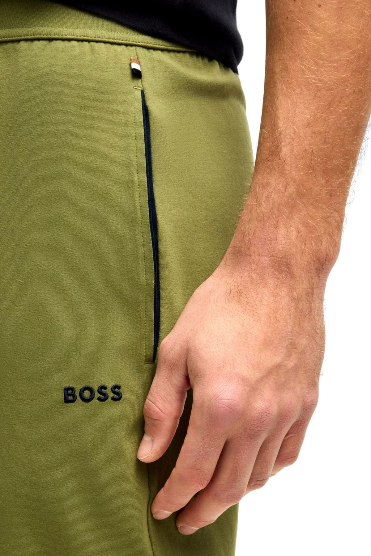 BOSS HOMEWEAR ΠΑΝΤΕΛΟΝΙ ΦΟΡΜΑ MIX&MATCH PANTS ΧΑΚΙ