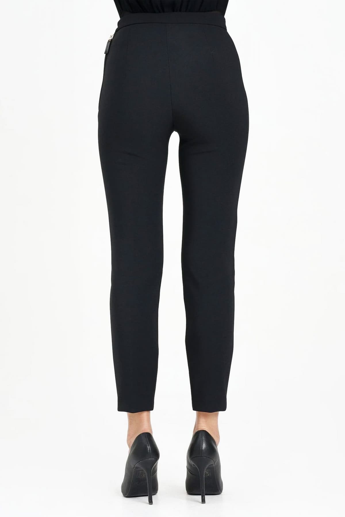 ELISABETTA FRANCHI ΠΑΝΤΕΛΟΝΙ ΦΕΡΜΟΥΑΡ ΠΛΑΙ ΜΑΥΡΟ