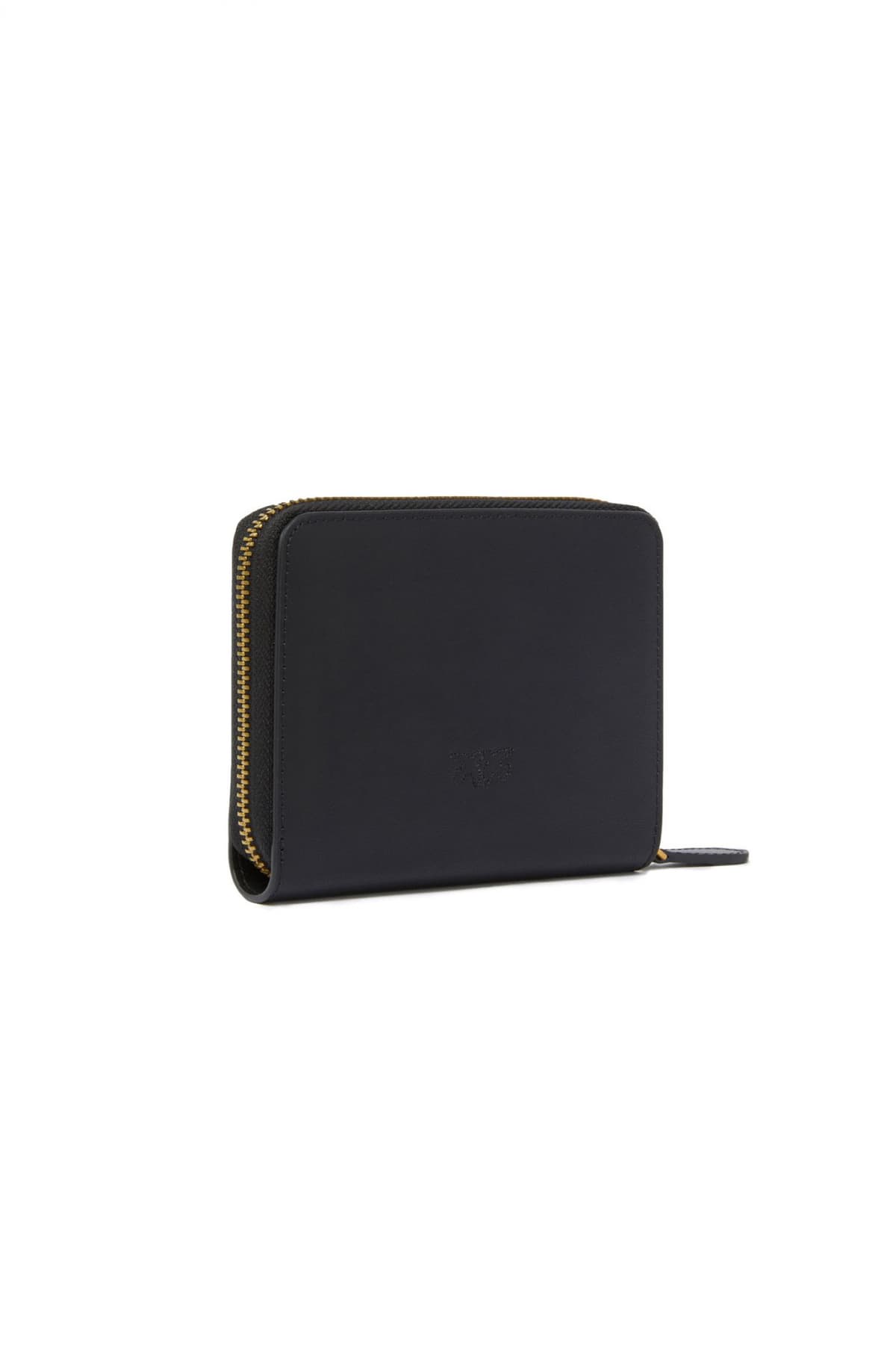 PINKO ΠΟΡΤΟΦΟΛΙ TAYLOR ZIP AROUND VITELLO SETA ΜΑΥΡΟ