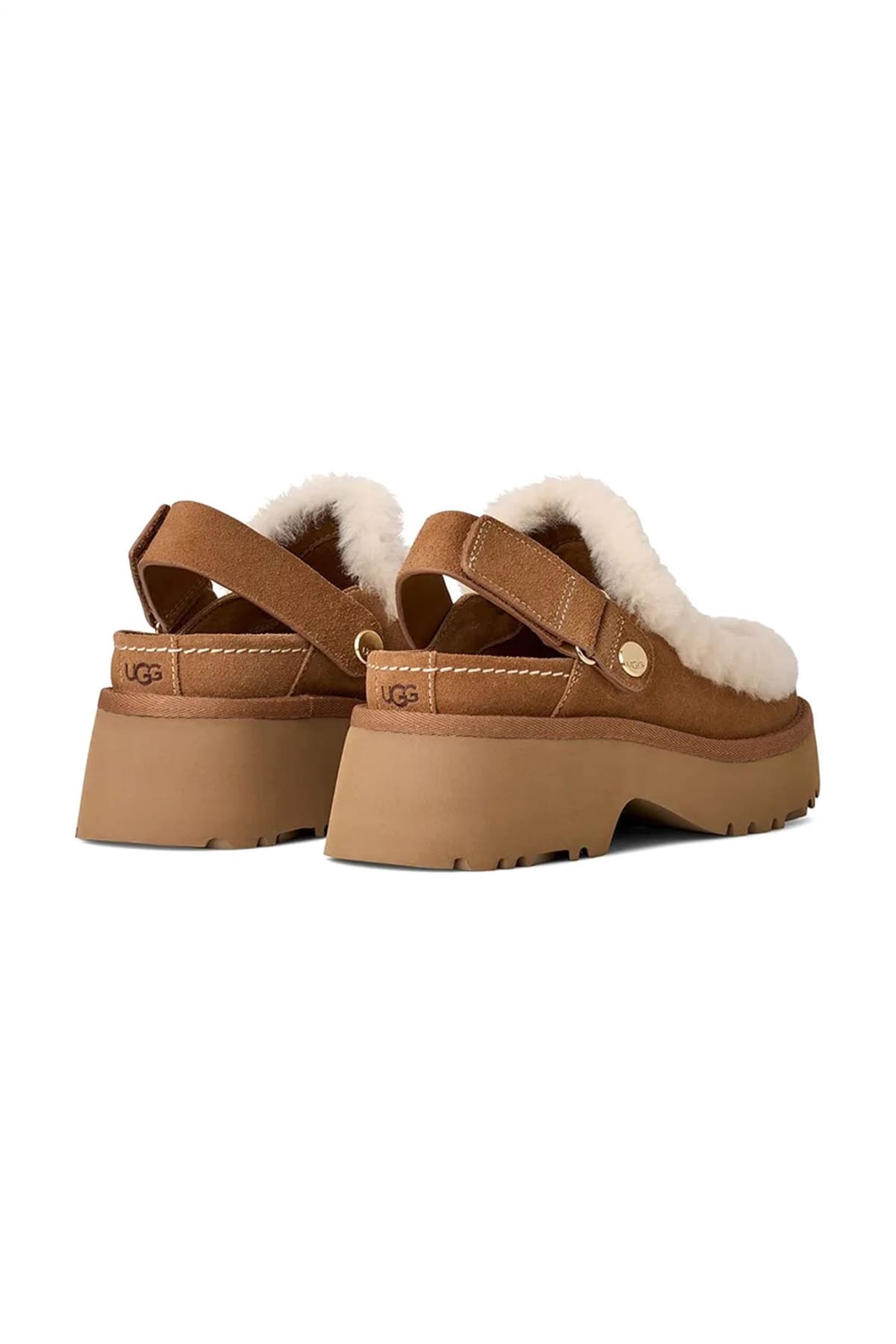 UGG ΠΑΠΟΥΤΣΙΑ ΠΑΝΤΟΦΛΕΣ ESMEE CLOG LOGO ΤΑΜΠΑ