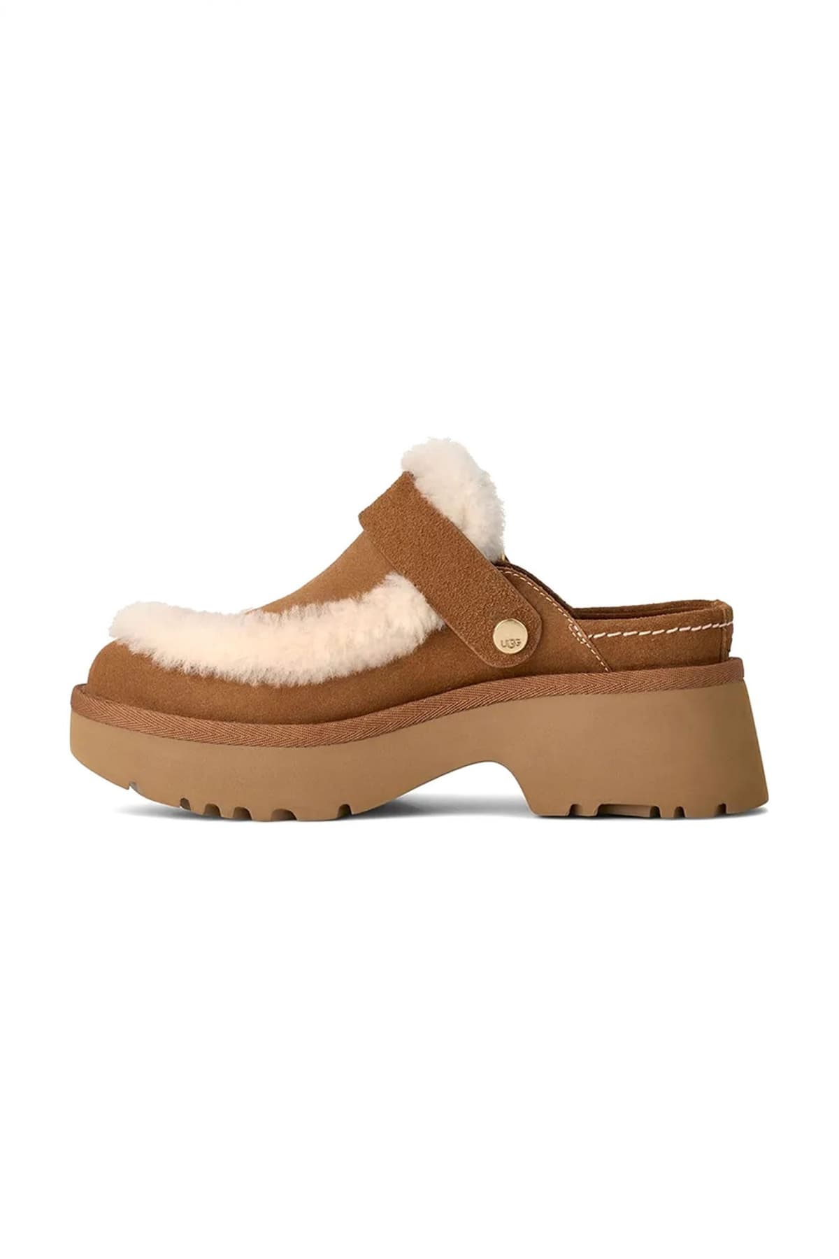 UGG ΠΑΠΟΥΤΣΙΑ ΠΑΝΤΟΦΛΕΣ ESMEE CLOG LOGO ΤΑΜΠΑ