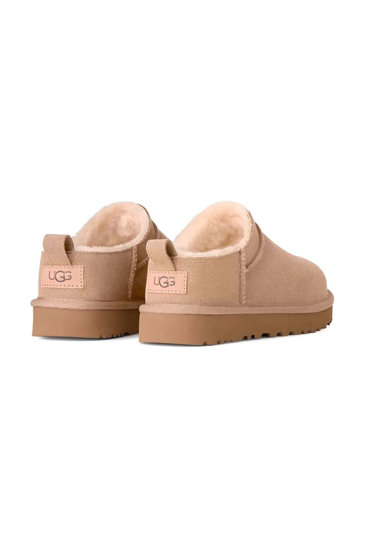UGG ΠΑΠΟΥΤΣΙΑ ΠΑΝΤΟΦΛΕΣ CLASSIC MICRO LOGO ΜΠΕΖ
