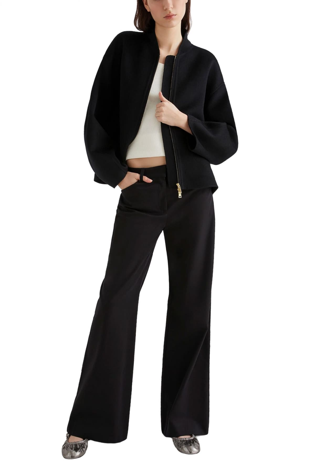 MARELLA ΠΑΝΤΕΛΟΝΙ APUANIA ΤΣΕΠΕΣ ΜΑΥΡΟ