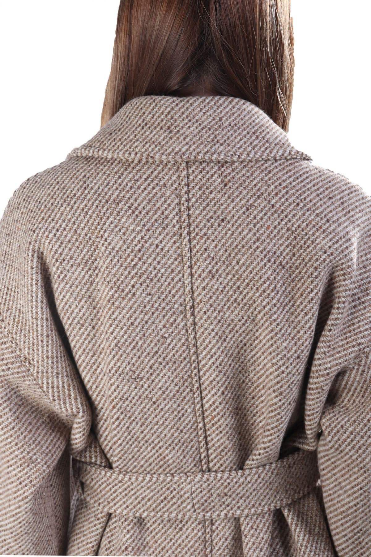 MARELLA ΠΑΛΤΟ ARPA ΣΤΑΥΡΩΤΟ ΑΠΟΣΠΩΜΕΝΗ ΖΩΝΗ ΜΠΕΖ