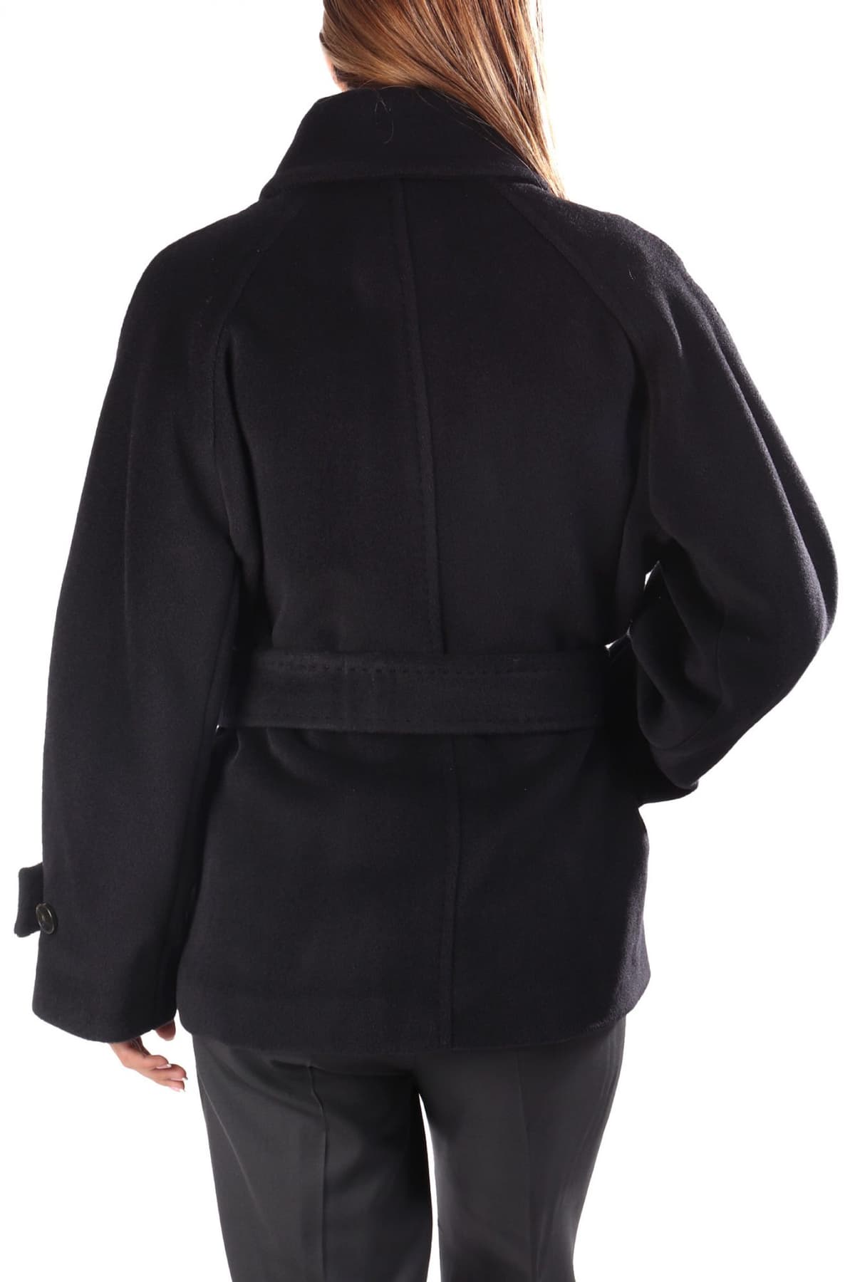 MARELLA ΠΑΛΤΟ DOVERE ΣΤΑΥΡΩΤΟ ΑΠΟΣΠΩΜΕΝΗ ΖΩΝΗ ΣΚΟΥΡΟ ΜΠΛΕ