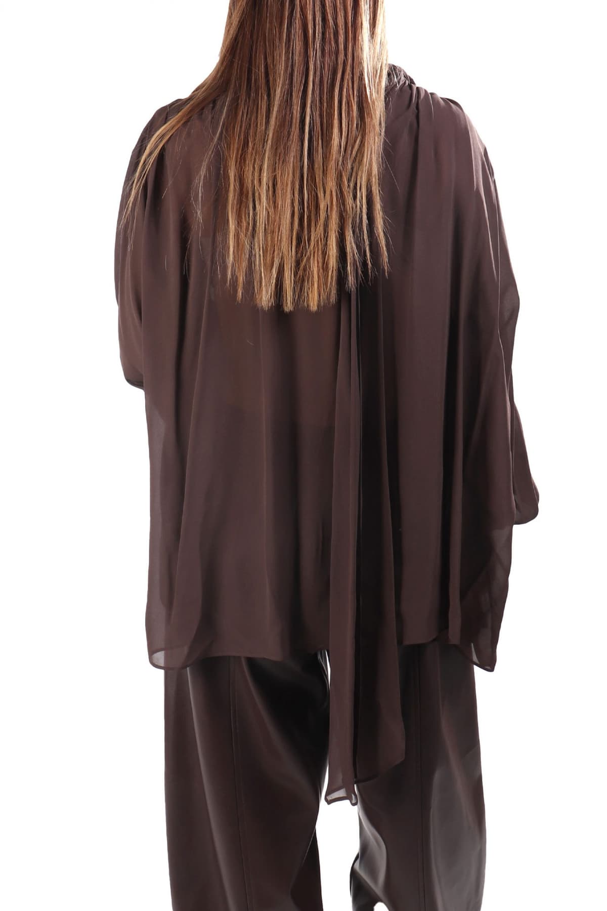 MARELLA ΜΠΛΟΥΖΑ CANAPA ΔΕΣΙΜΟ ΠΙΣΩ ΑΣΣΥΜΕΤΡΟ ΚΑΦΕ