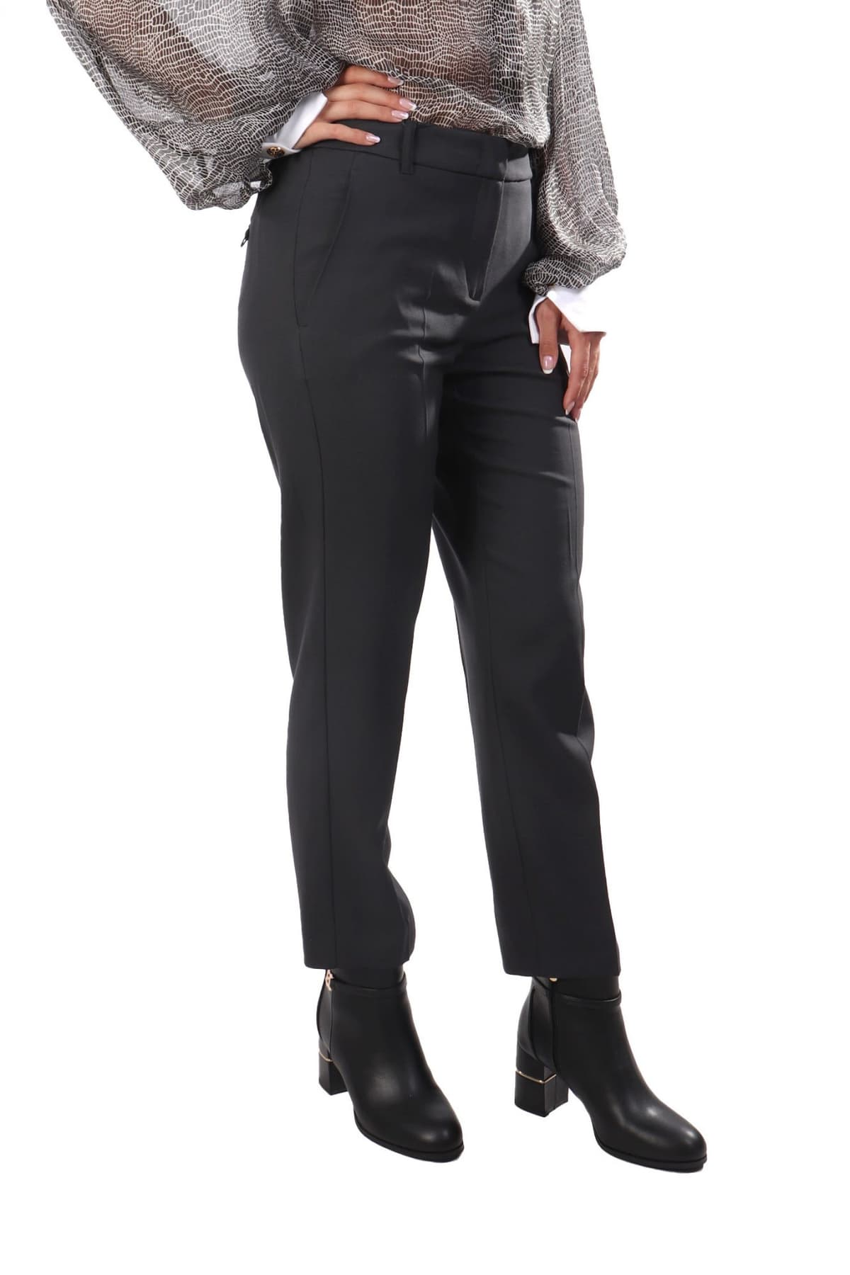 MARELLA MONOCHROME ΠΑΝΤΕΛΟΝΙ MATRICE ΤΣΕΠΕΣ ΣΚΟΥΡΟ ΓΚΡΙ