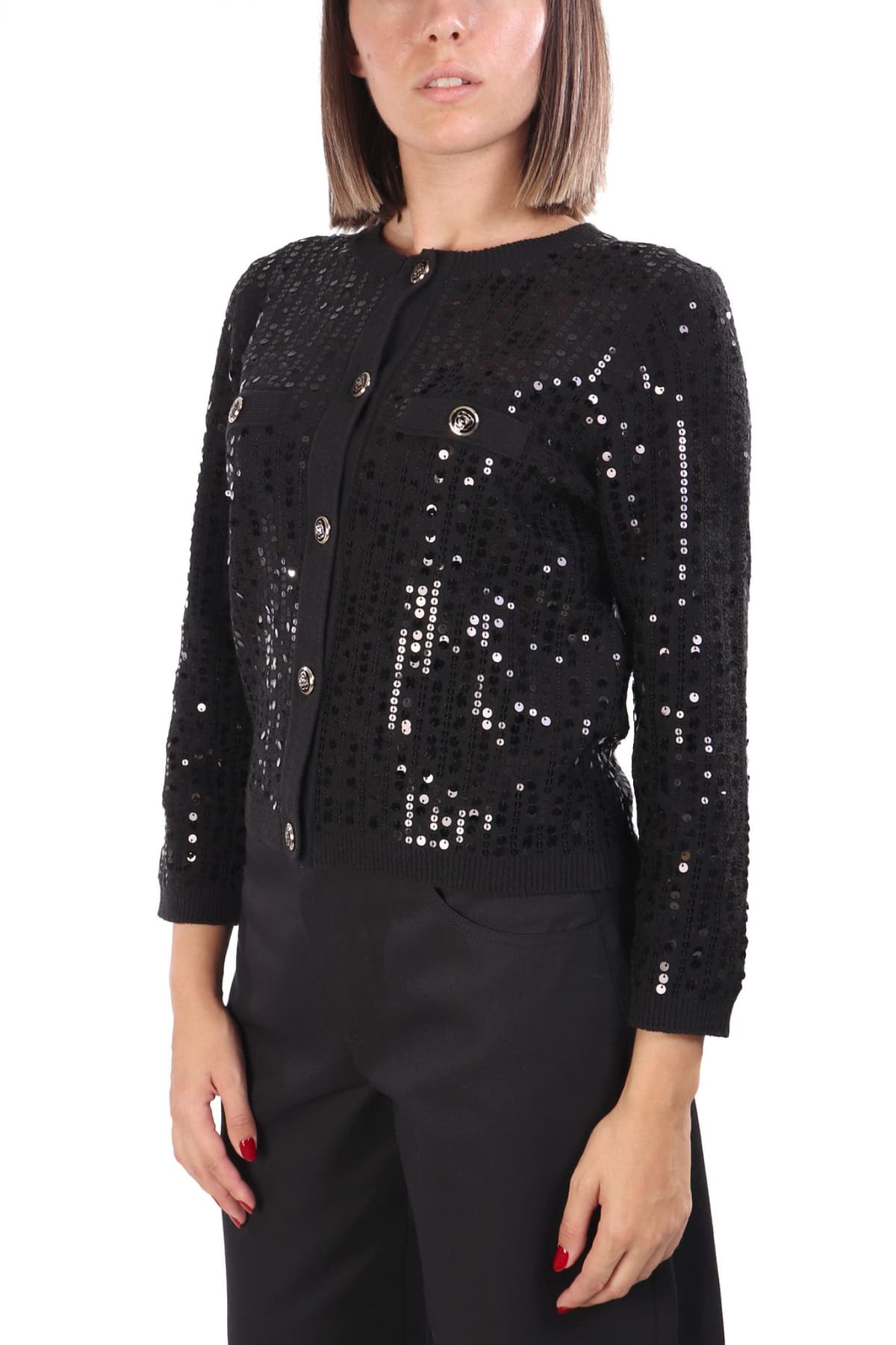 MARELLA SPORT ΖΑΚΕΤΑ ΠΛΕΚΤΟ SIENA1 ΠΑΓΙΕΤΑ ΜΑΥΡΟ