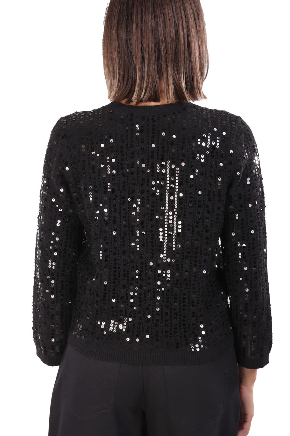 MARELLA SPORT ΖΑΚΕΤΑ ΠΛΕΚΤΟ SIENA1 ΠΑΓΙΕΤΑ ΜΑΥΡΟ