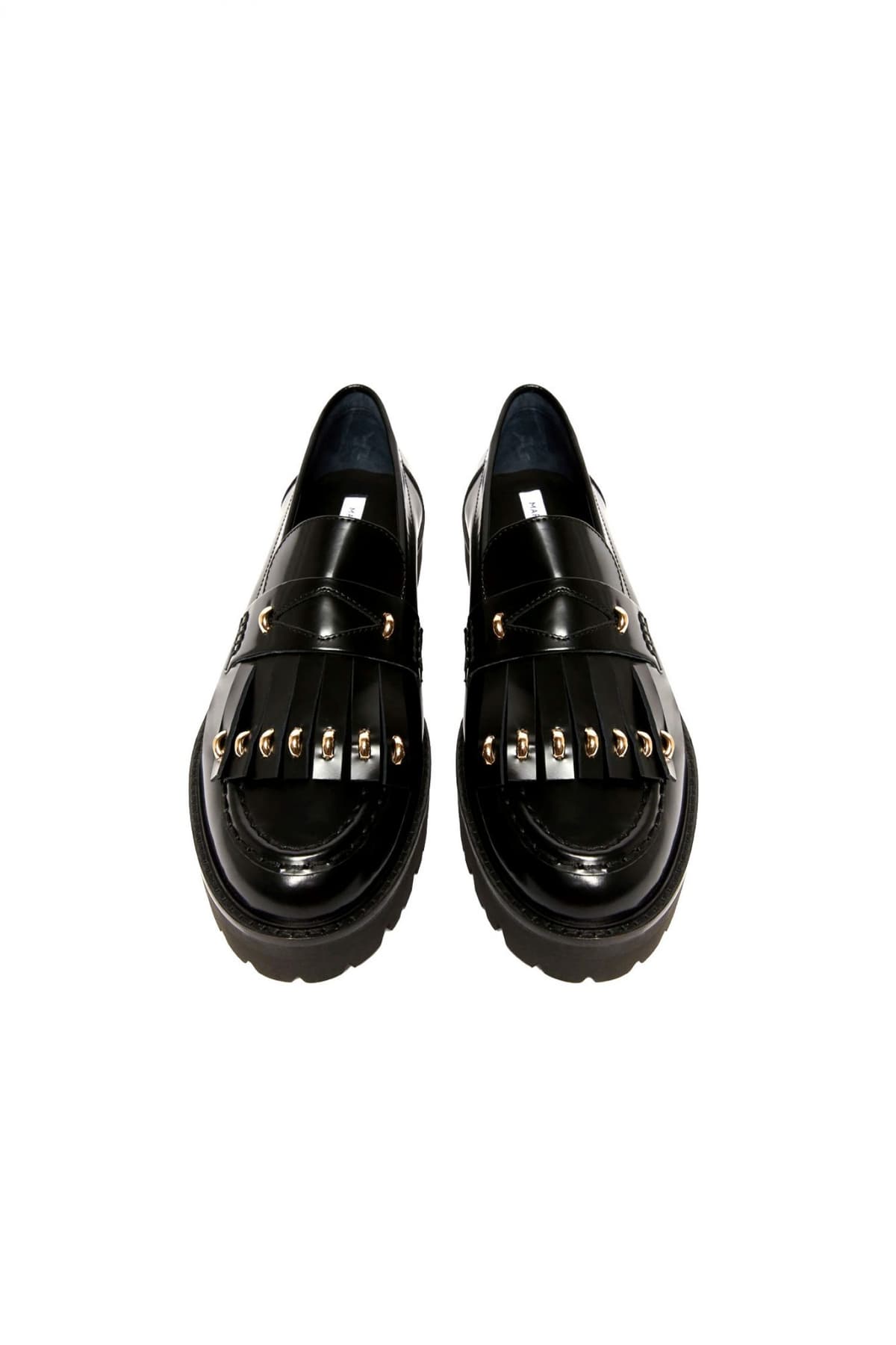 MARELLA ACCESORI ΠΑΠΟΥΤΣΙΑ ΜΟΚΑΣΙΝΙΑ VALZER ΜΑΥΡΟ