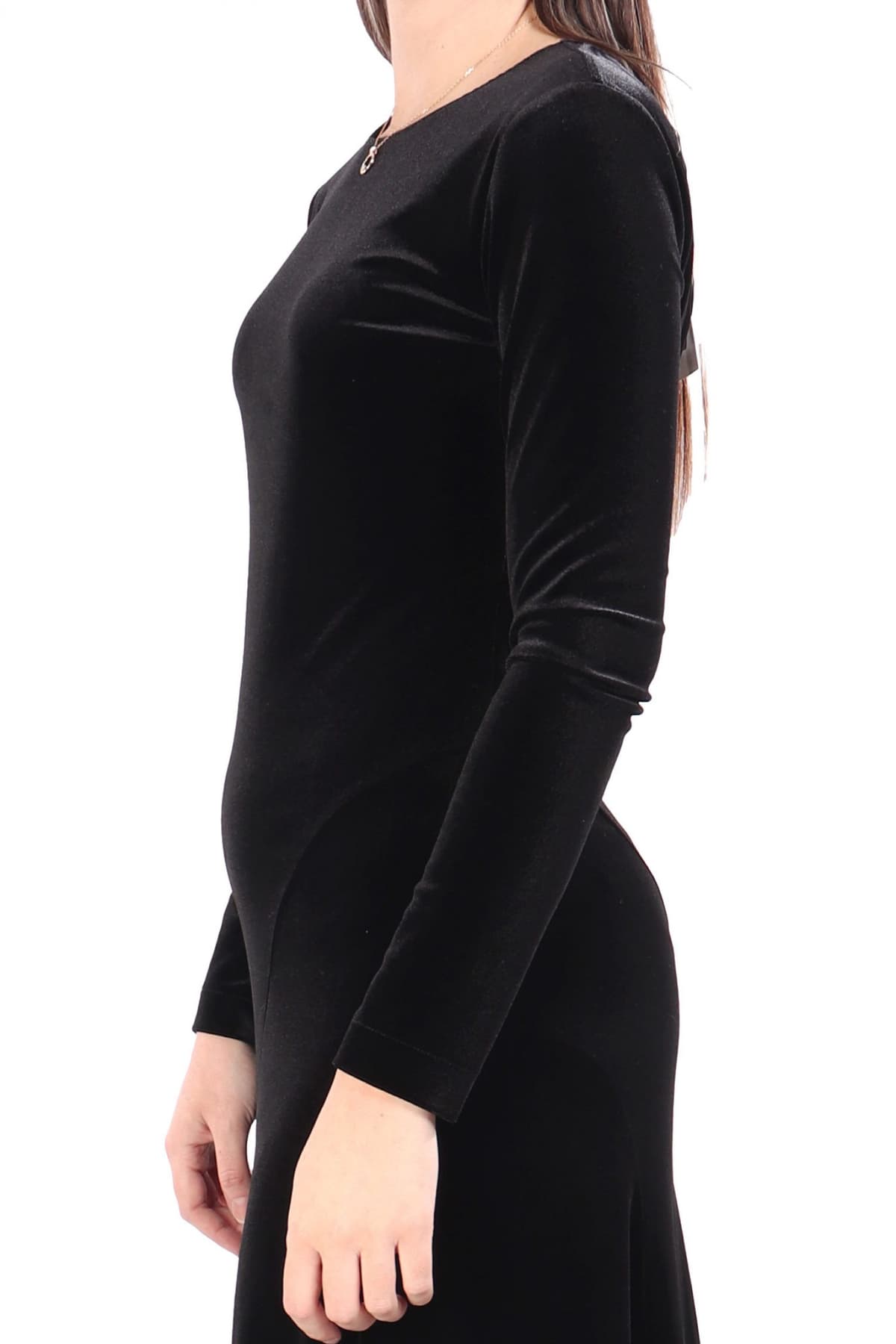 MARELLA ΦΟΡΕΜΑ MAXI RICORSO ΑΝΟΙΓΜΑ ΠΛΑΤΗ ΒΕΛΟΥΤΕ ΜΑΥΡΟ