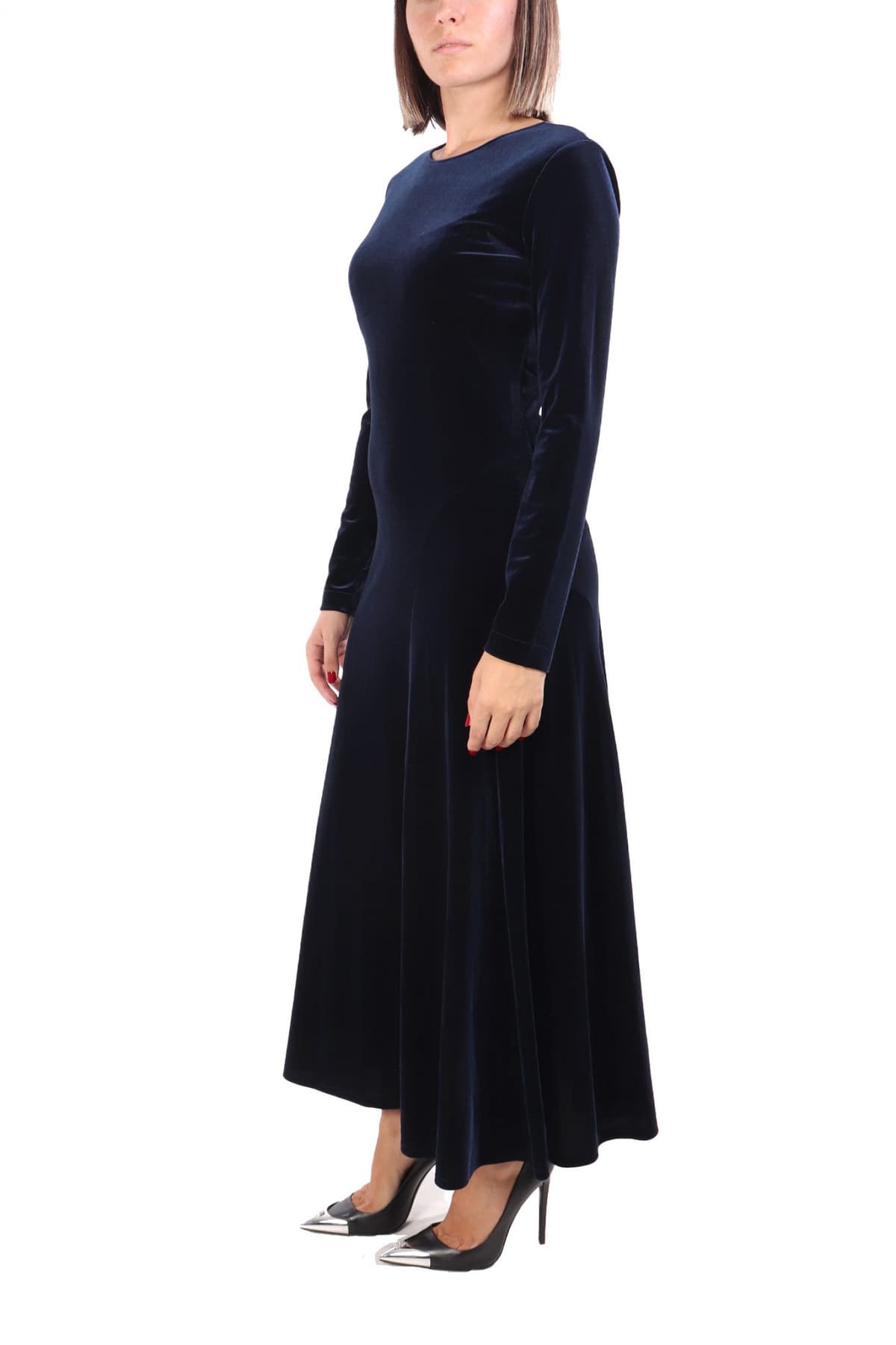 MARELLA ΦΟΡΕΜΑ MAXI RICORSO ΑΝΟΙΓΜΑ ΠΛΑΤΗ ΒΕΛΟΥΤΕ ΜΠΛΕ