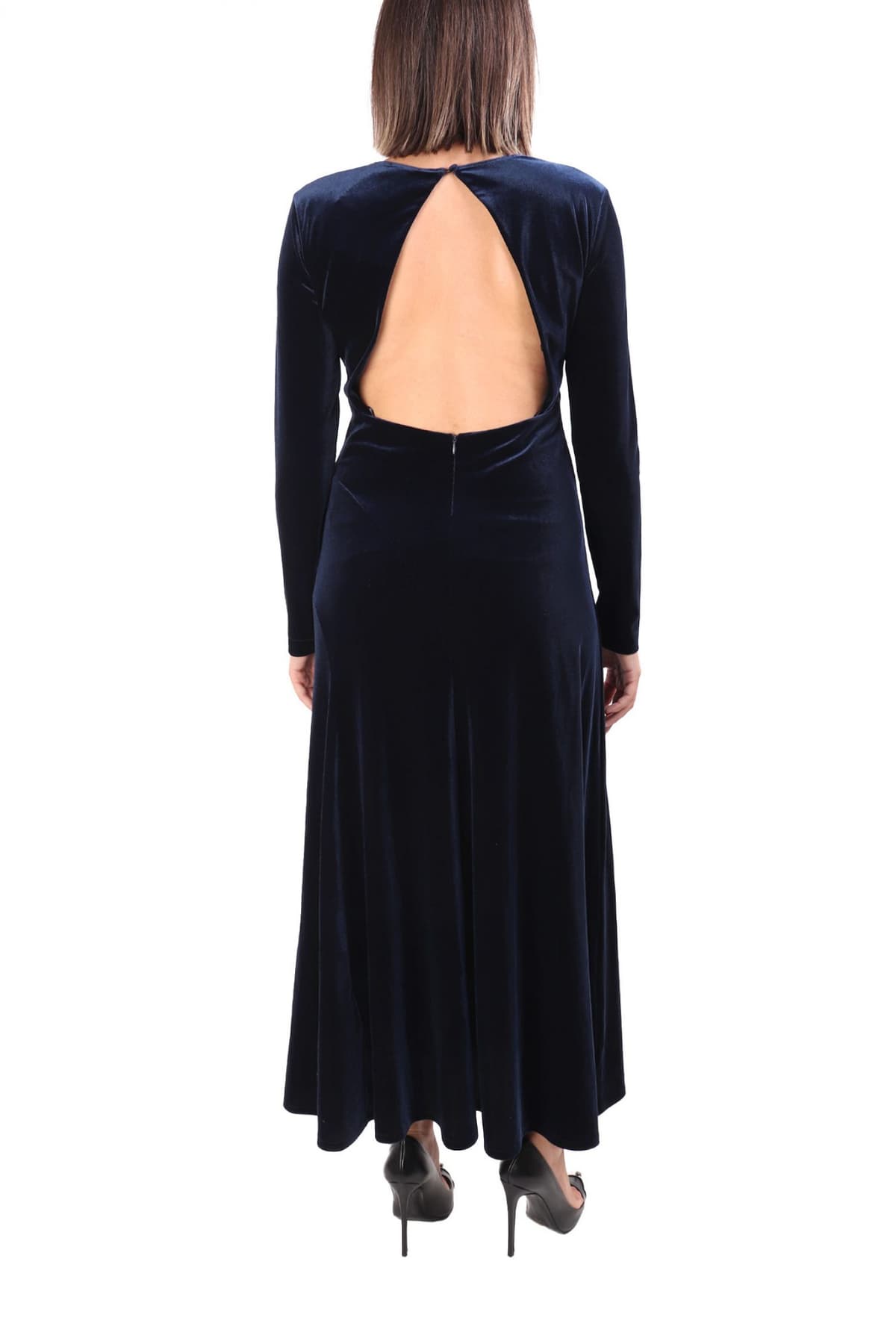 MARELLA ΦΟΡΕΜΑ MAXI RICORSO ΑΝΟΙΓΜΑ ΠΛΑΤΗ ΒΕΛΟΥΤΕ ΜΠΛΕ