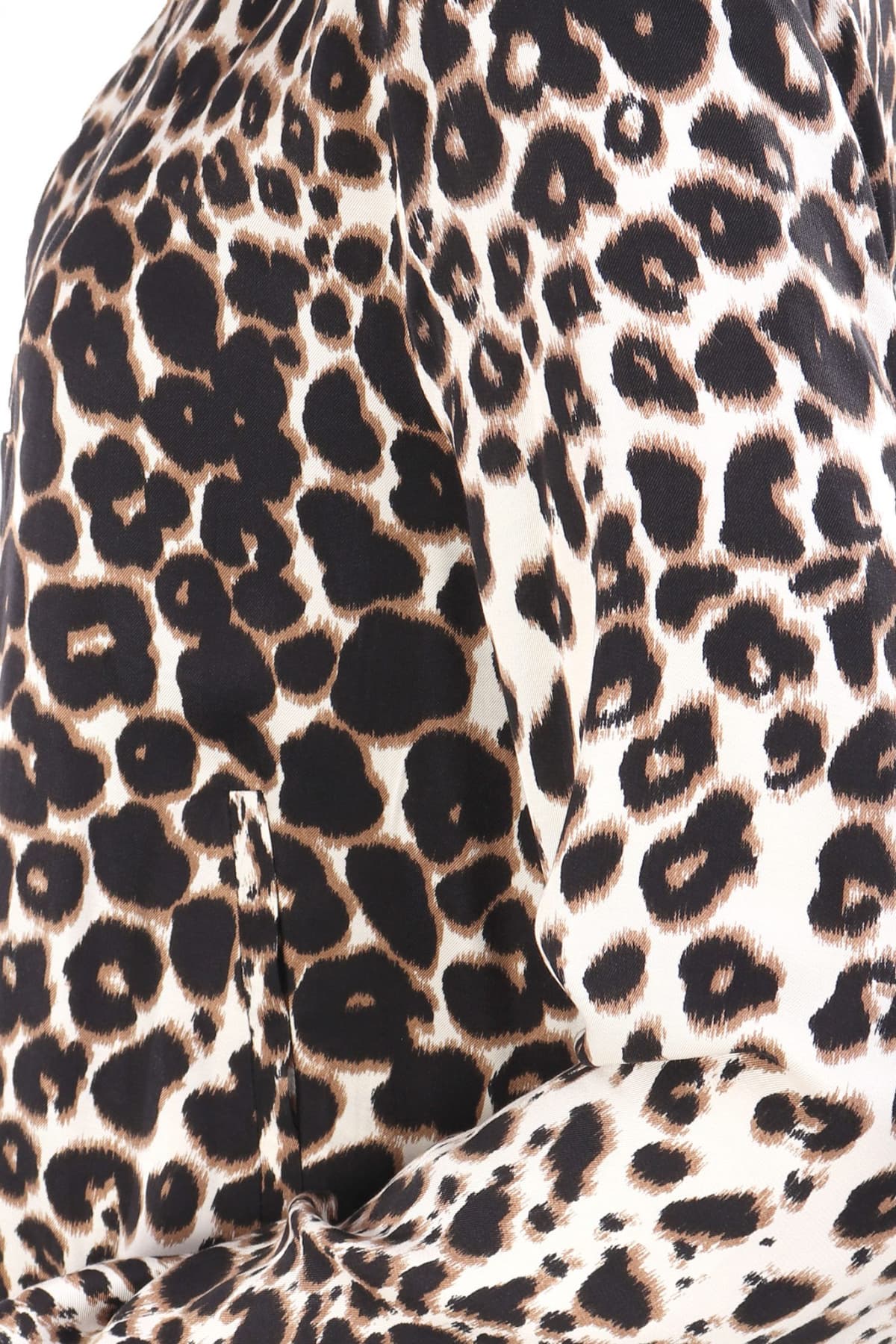 MARELLA EMME ΖΑΚΕΤΑ OLBIA ANIMAL PRINT ΜΠΕΖ-ΜΑΥΡΟ