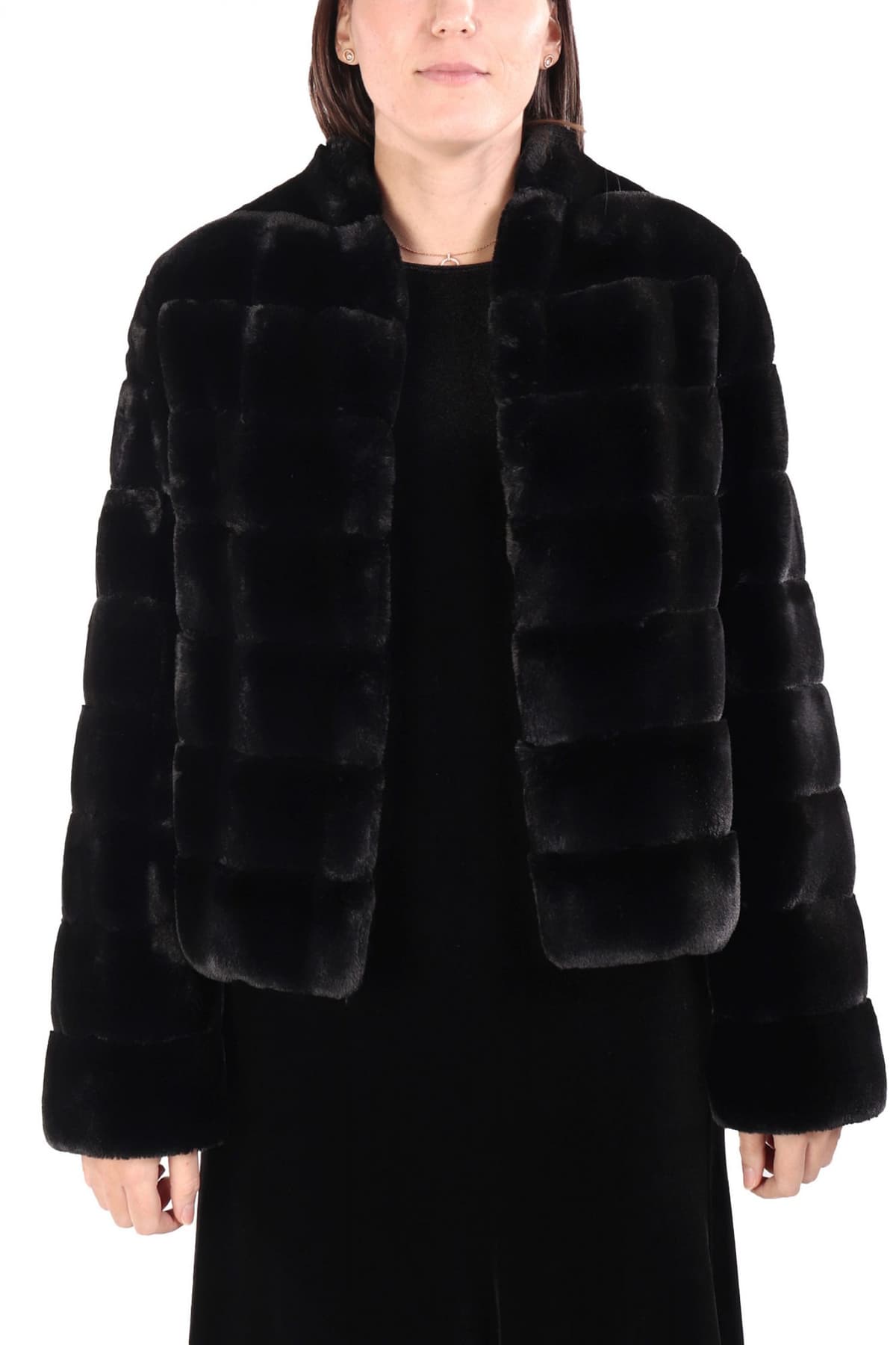 MARELLA EMME ΓΟΥΝΑ CARPAZI REGULAR FIT ΜΑΥΡΟ