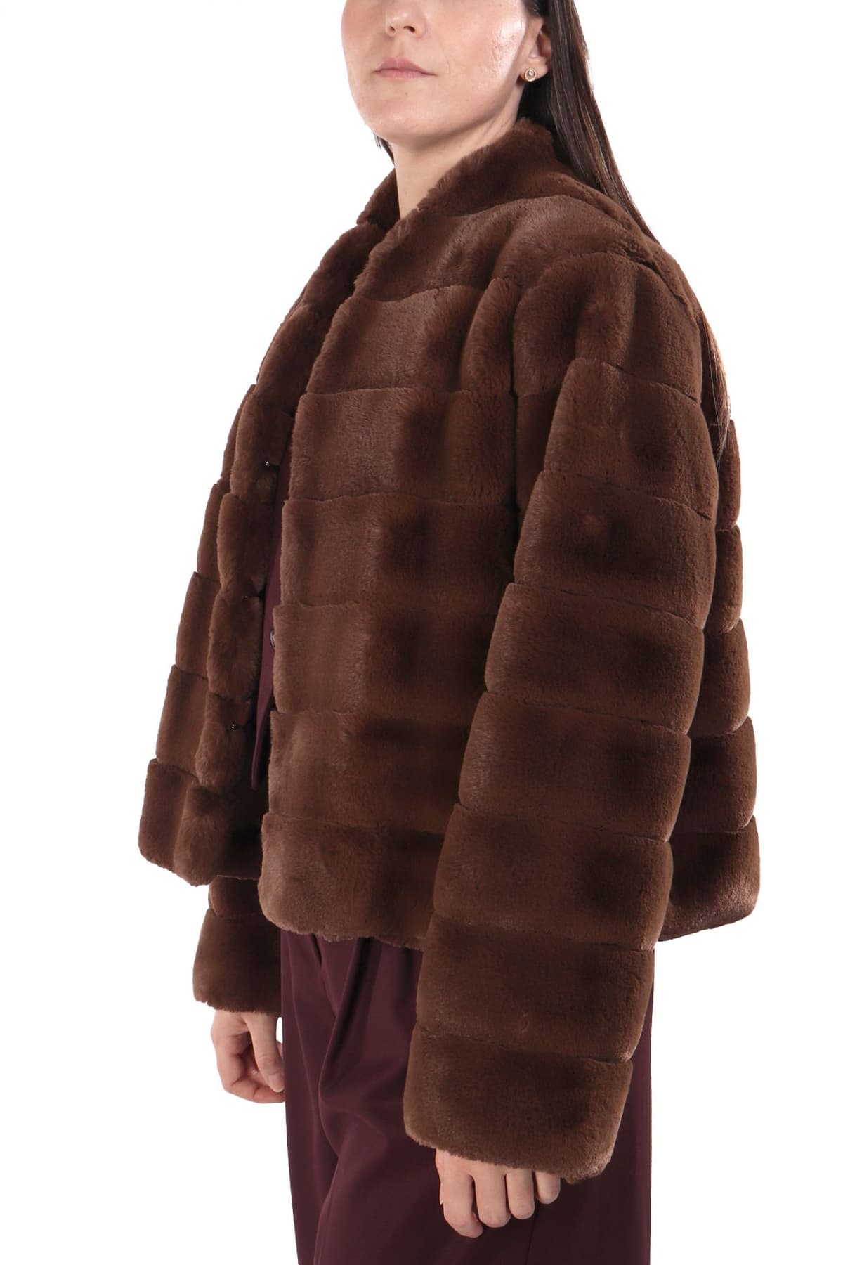 MARELLA EMME ΓΟΥΝΑ CARPAZI REGULAR FIT ΚΑΦΕ