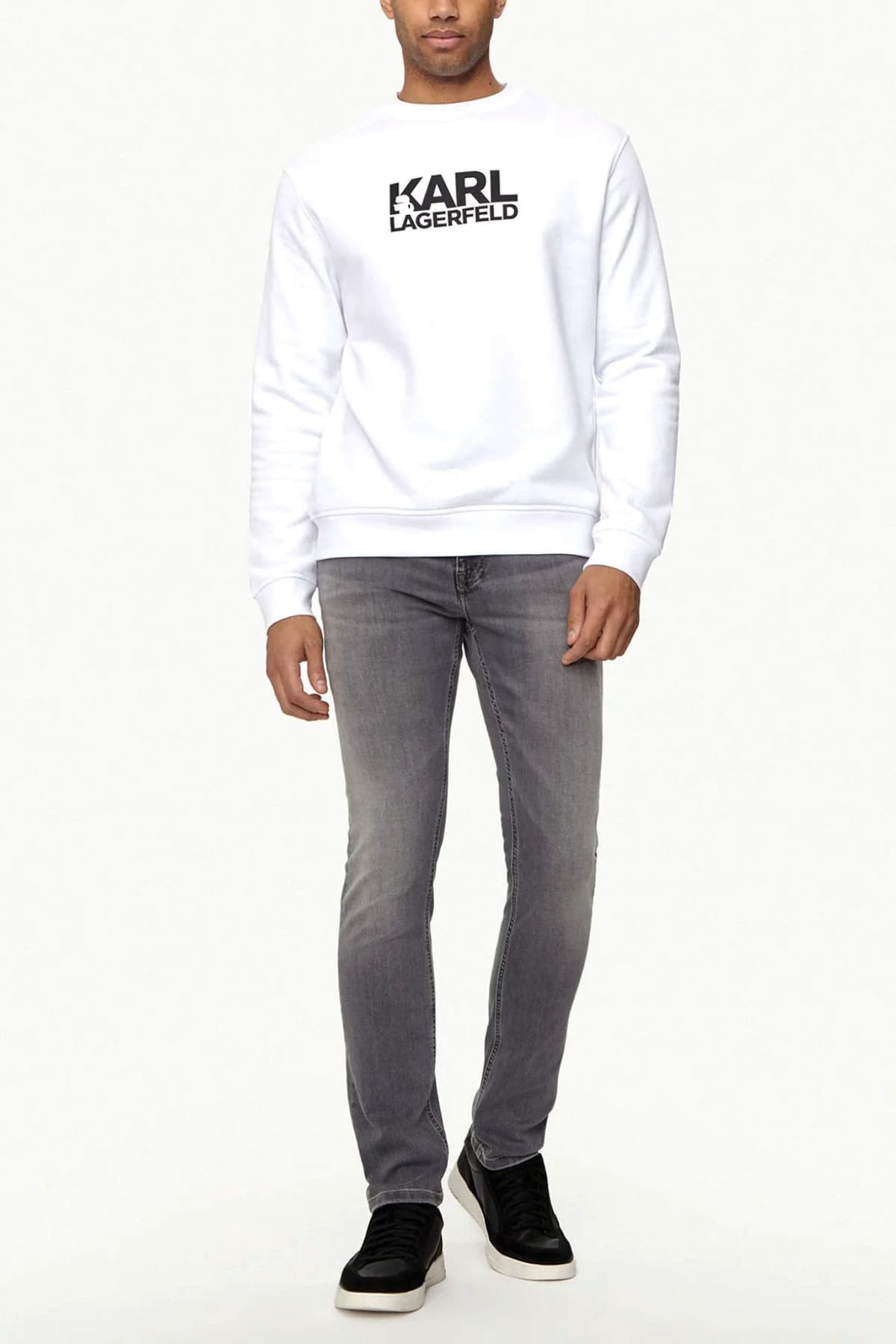 KARL LAGERFELD ΠΑΝΤΕΛΟΝΙ REGULAR FIT JEANS ΓΚΡΙ