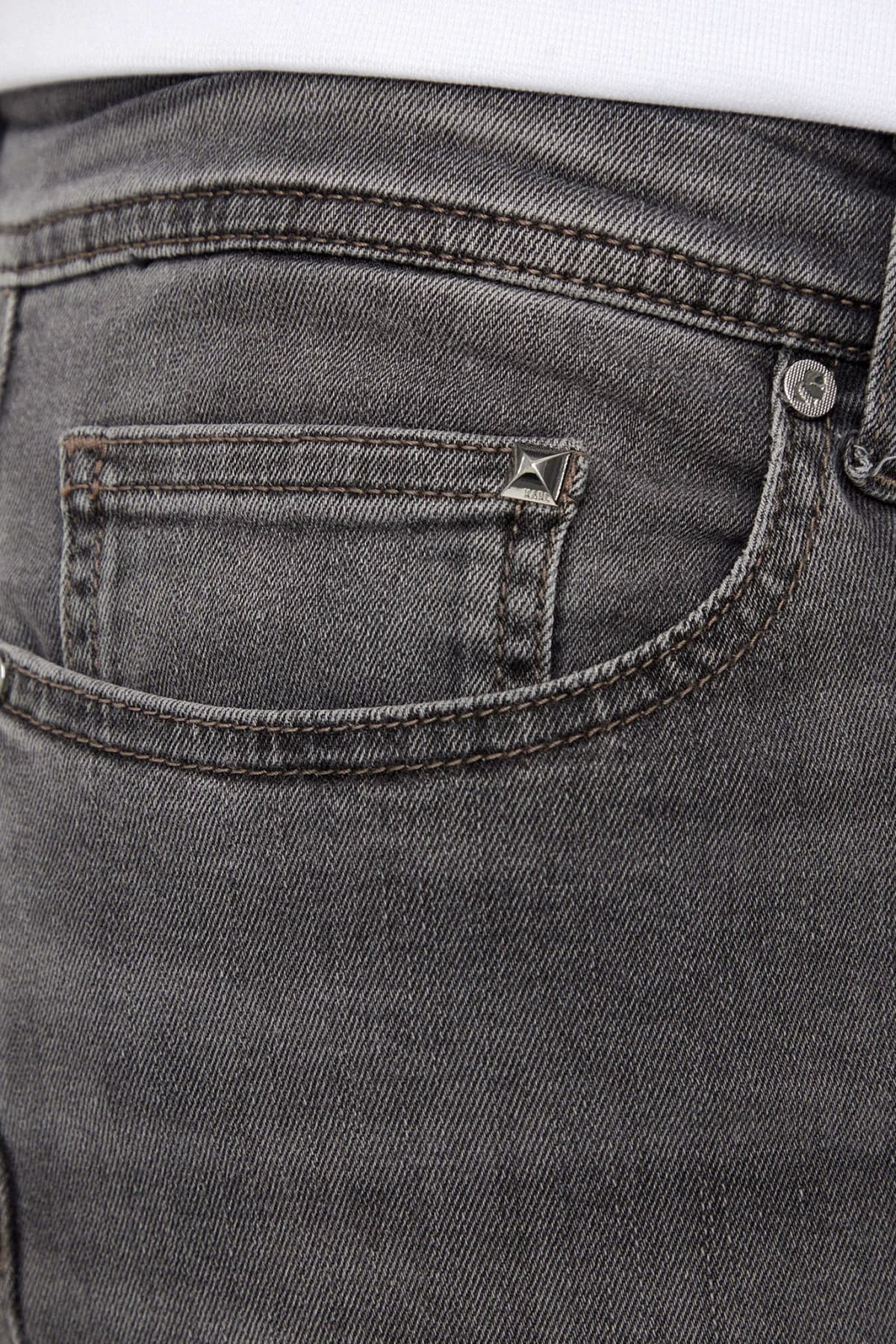 KARL LAGERFELD ΠΑΝΤΕΛΟΝΙ REGULAR FIT JEANS ΓΚΡΙ