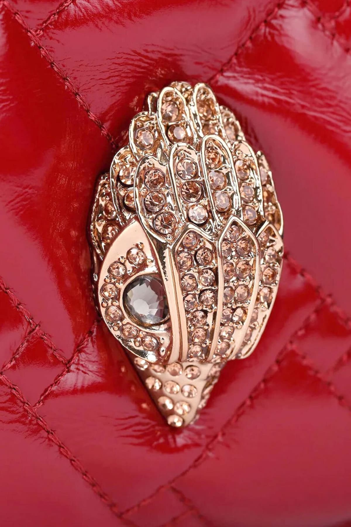 KURT GEIGER ΤΣΑΝΤΑ ΧΕΙΡΟΣ/CROSSBODY SM KENSINGTON STRING TOTE LOGO KOKKINO