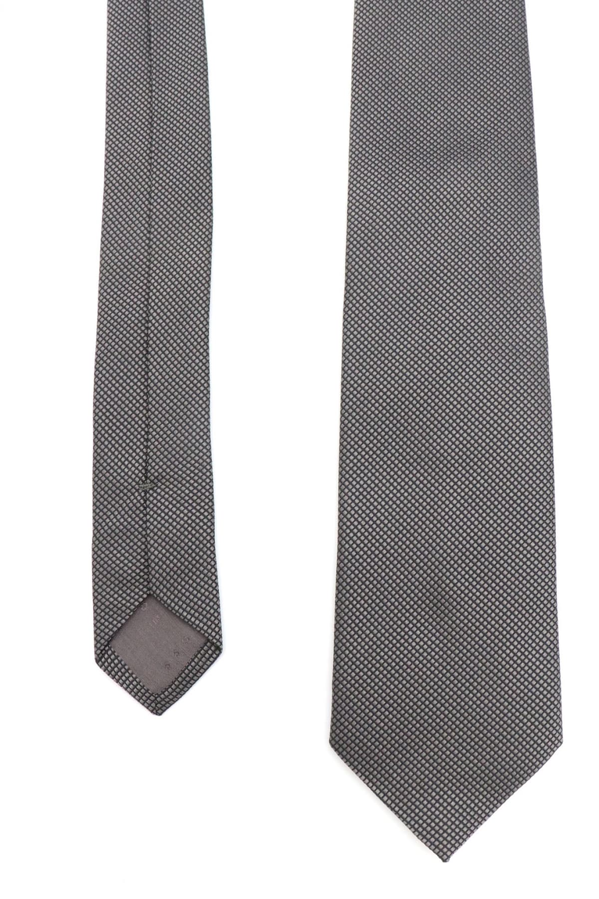 BOSS ΓΡΑΒΑΤΑ ΜΙΚΡΟΣΧΕΔΙΟ 7.5CM TRAVELLER ΓΚΡΙ