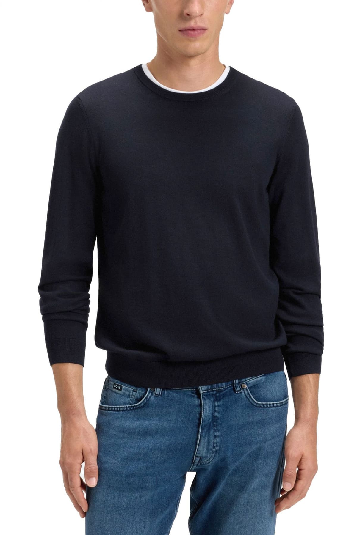 Men's Knitwear Boss Blue