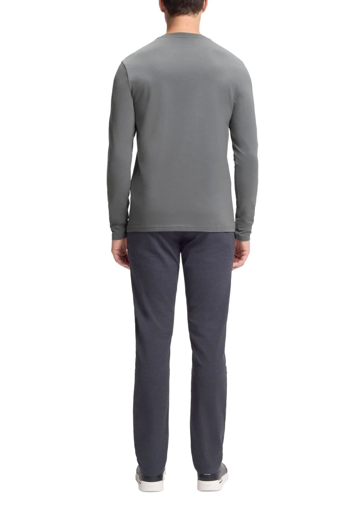 BOSS CASUAL T-SHIRT TCHARK ΓΚΡΙ