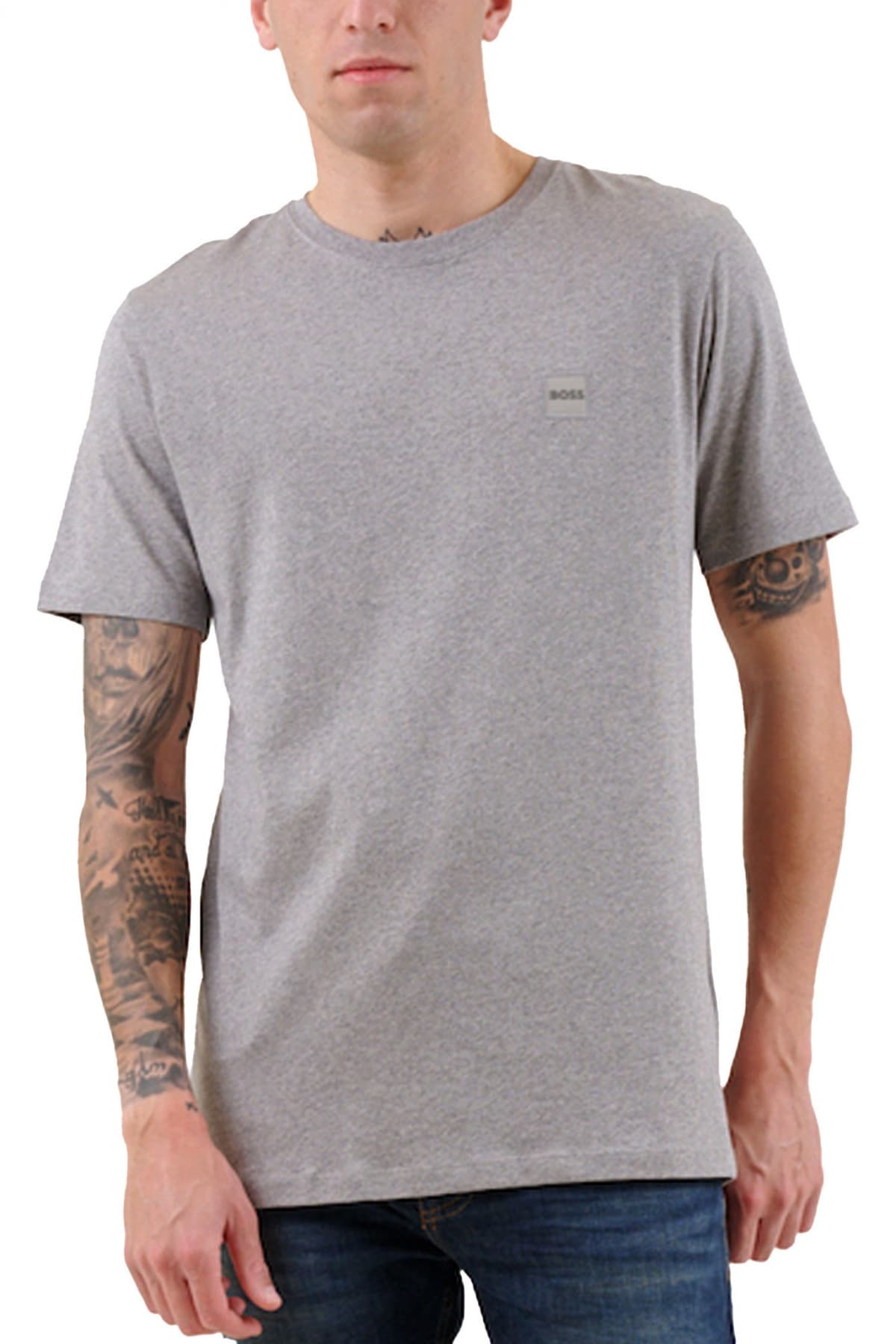 BOSS CASUAL T-SHIRT TALES ΓΚΡΙ