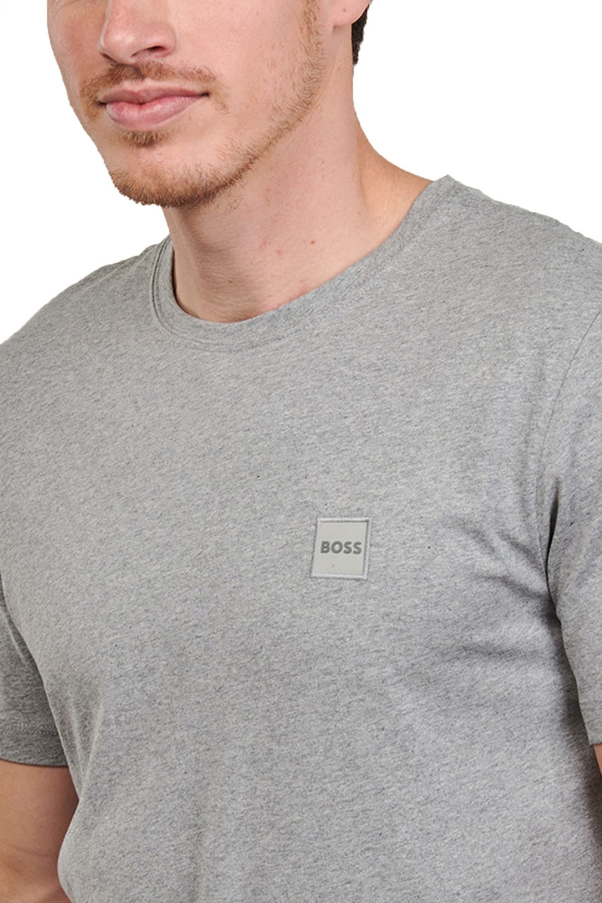 BOSS CASUAL T-SHIRT TALES ΓΚΡΙ