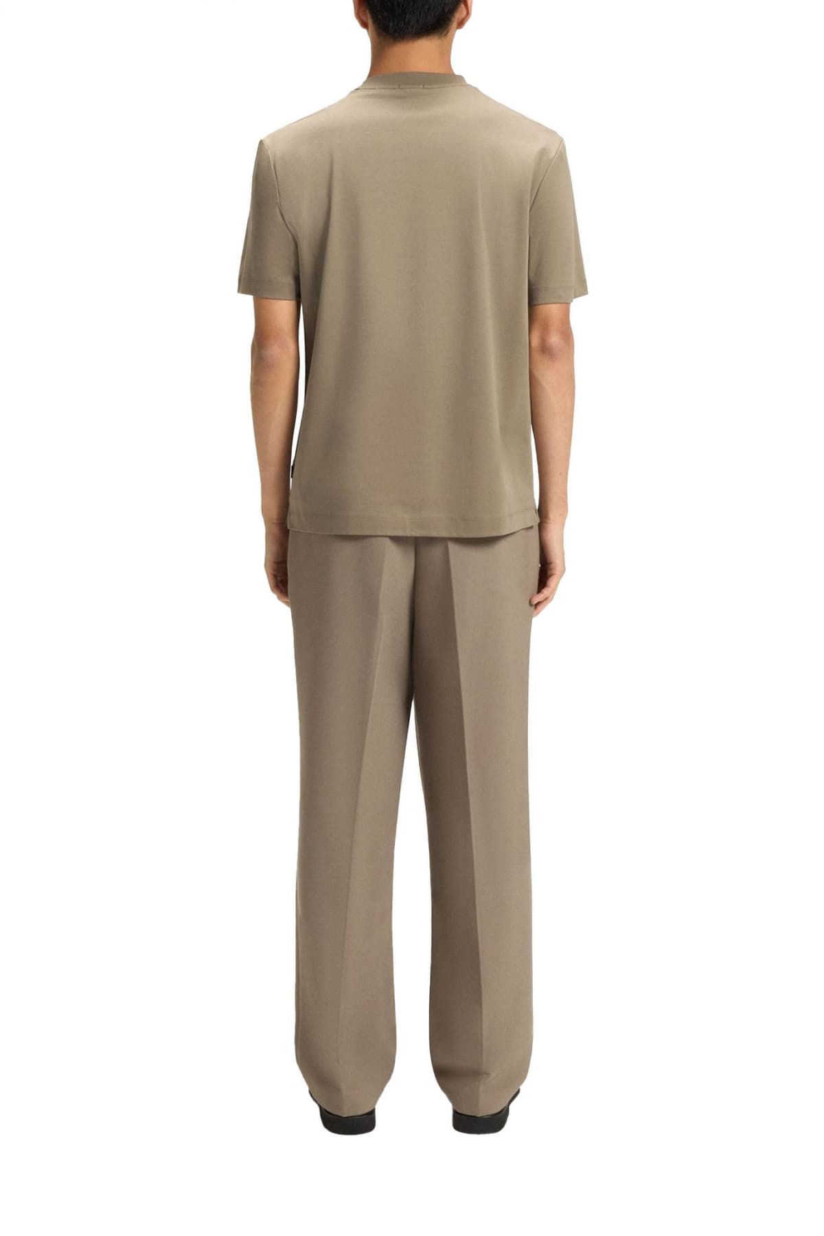 BOSS T-SHIRT C-TAUT 01 ΧΑΚΙ-ΓΚΡΙ