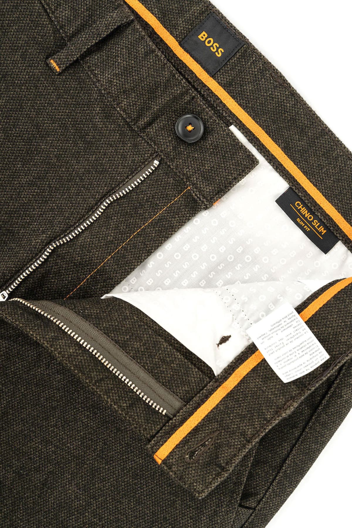 BOSS CASUAL ΠΑΝΤΕΛΟΝΙ CHINO SLIM FIT CHINO SLIM ΛΑΔΙ