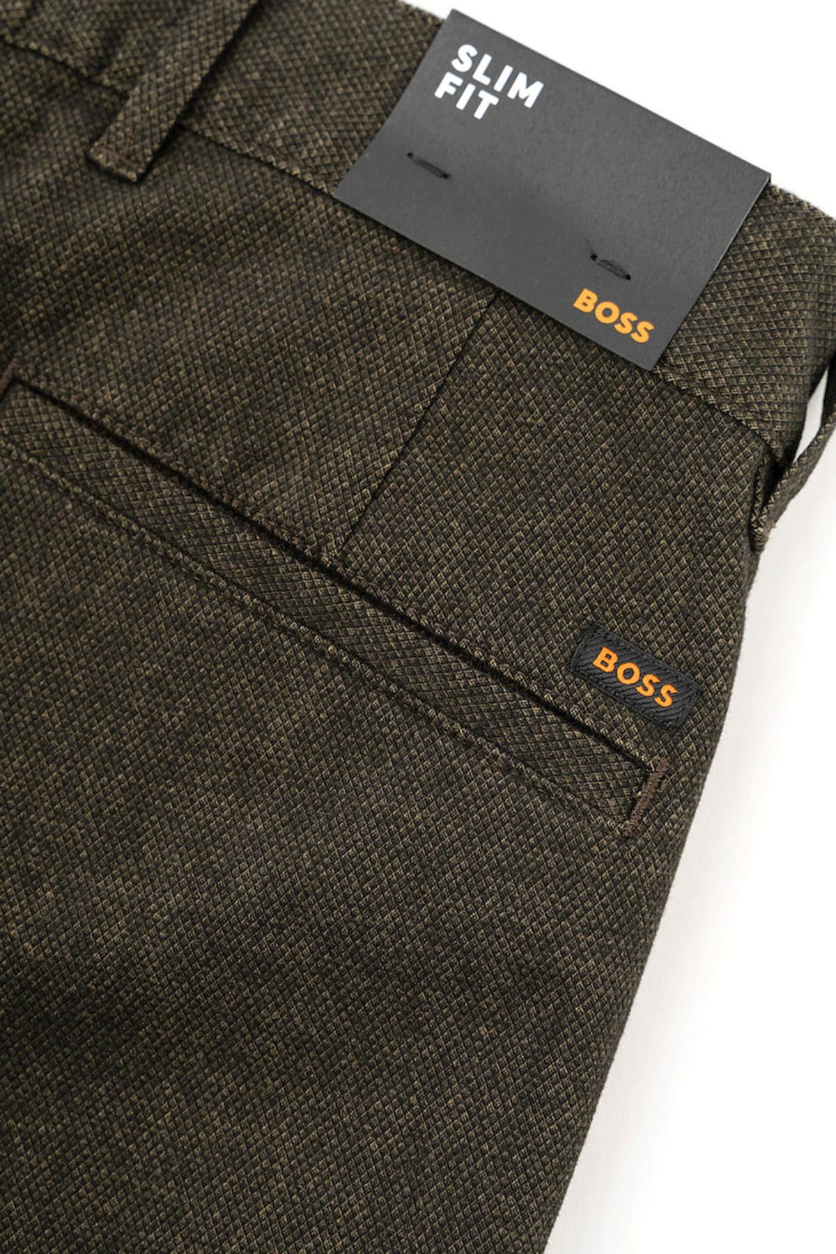 BOSS CASUAL ΠΑΝΤΕΛΟΝΙ CHINO SLIM FIT CHINO SLIM ΛΑΔΙ