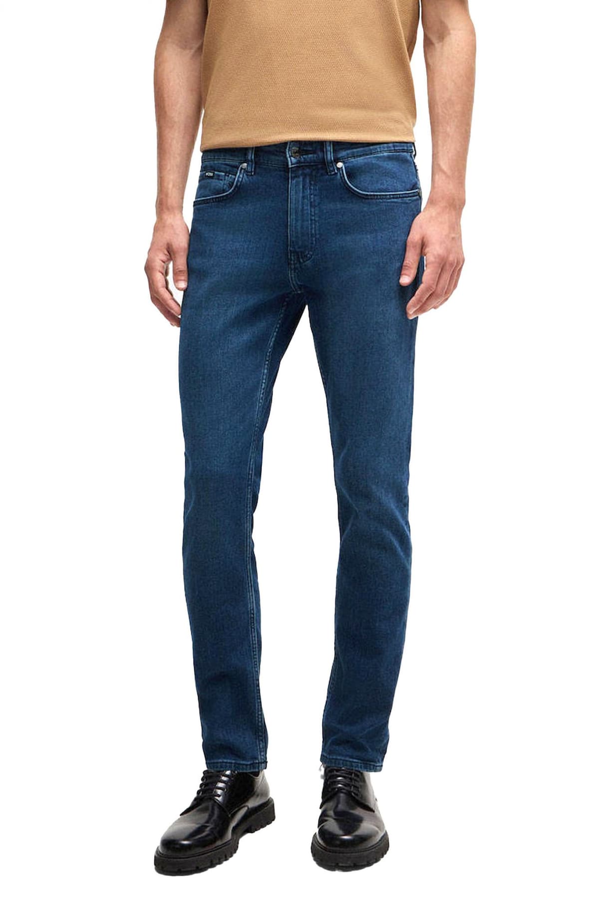 BOSS ΠΑΝΤΕΛΟΝΙ JEANS H-DELAWARE SLIM FIT ΜΠΛΕ