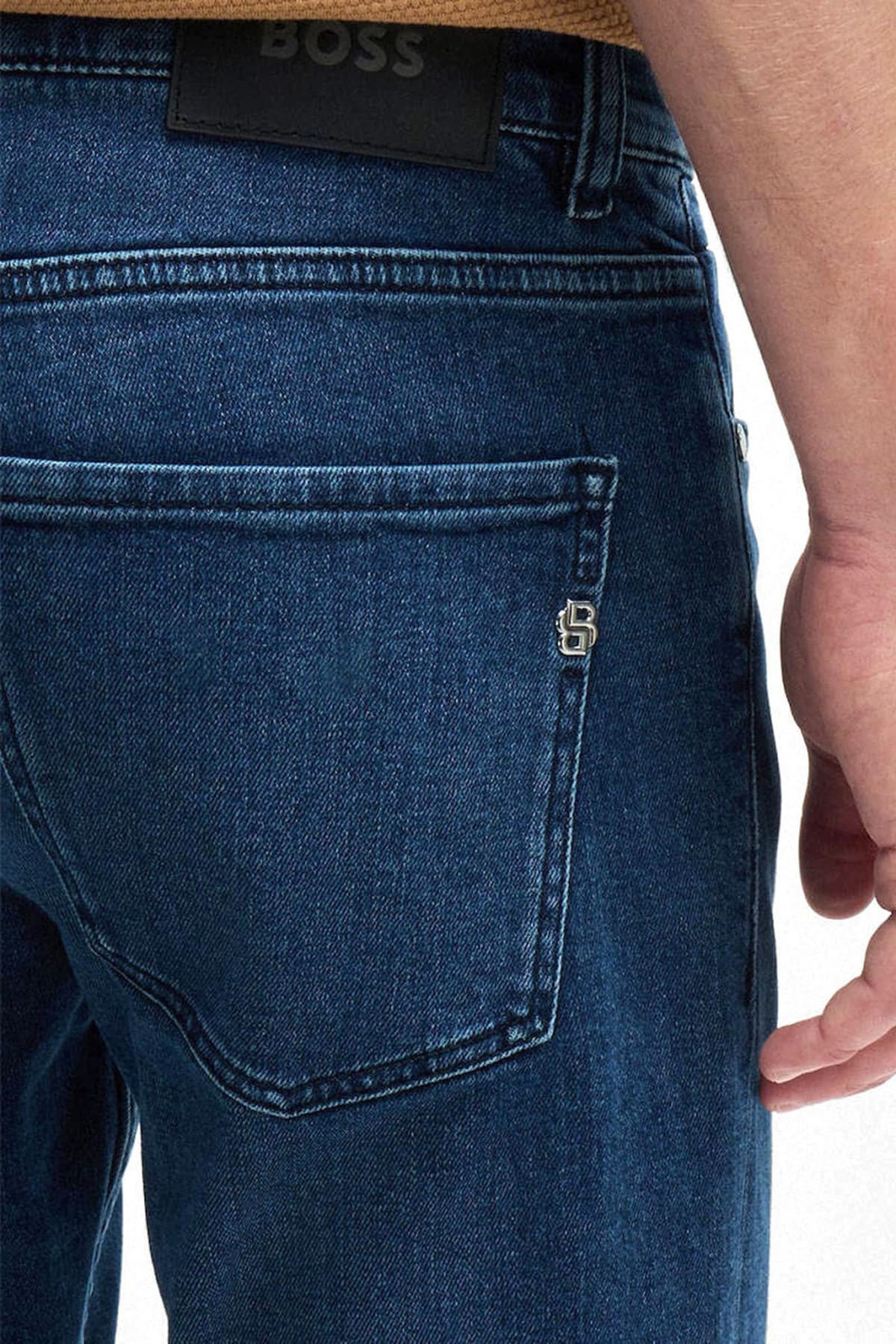 BOSS ΠΑΝΤΕΛΟΝΙ JEANS H-DELAWARE SLIM FIT ΜΠΛΕ