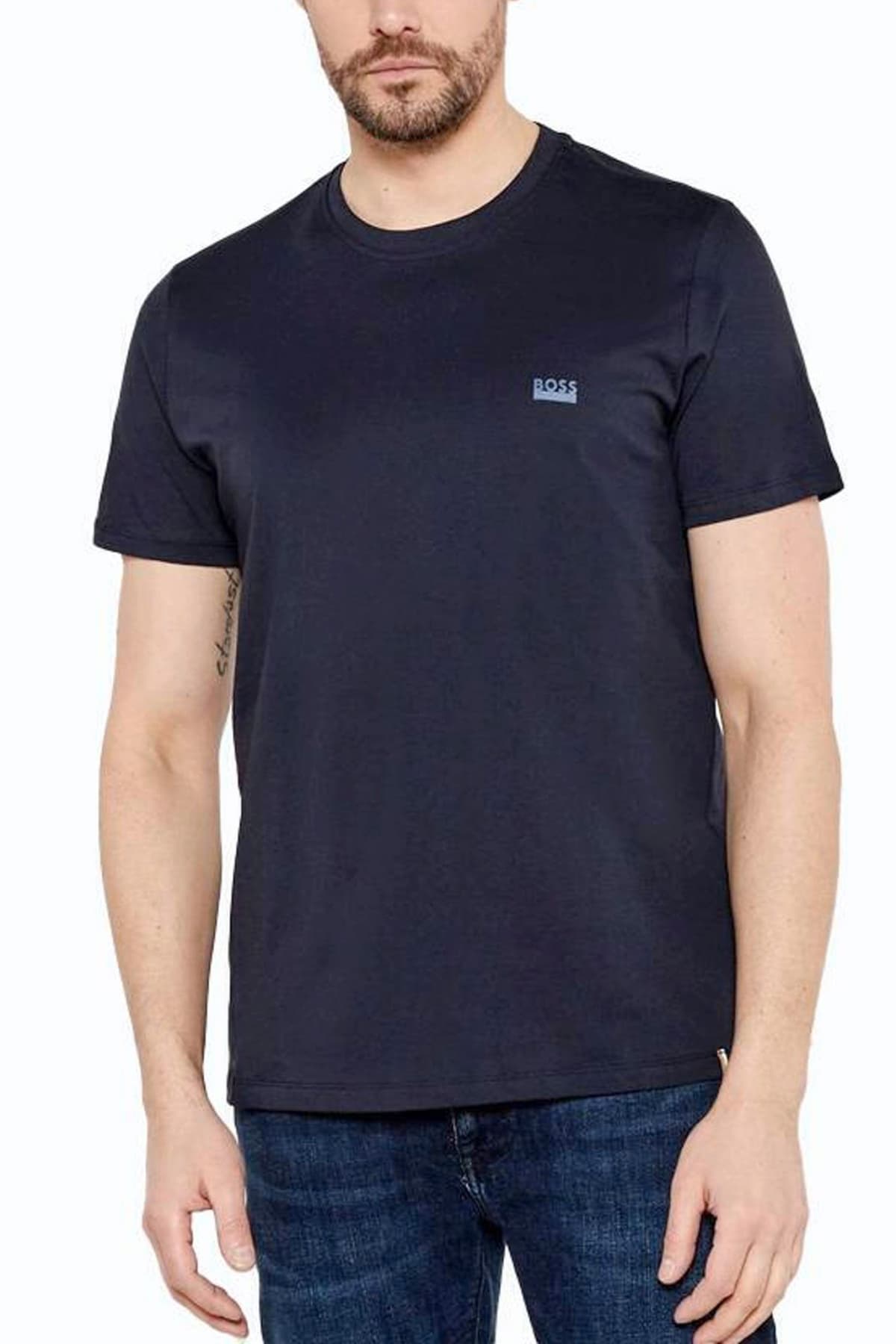 BOSS ΕΣΩΡΟΥΧΟ T-SHIRT RN 365 CREW NECK ΜΠΛΕ